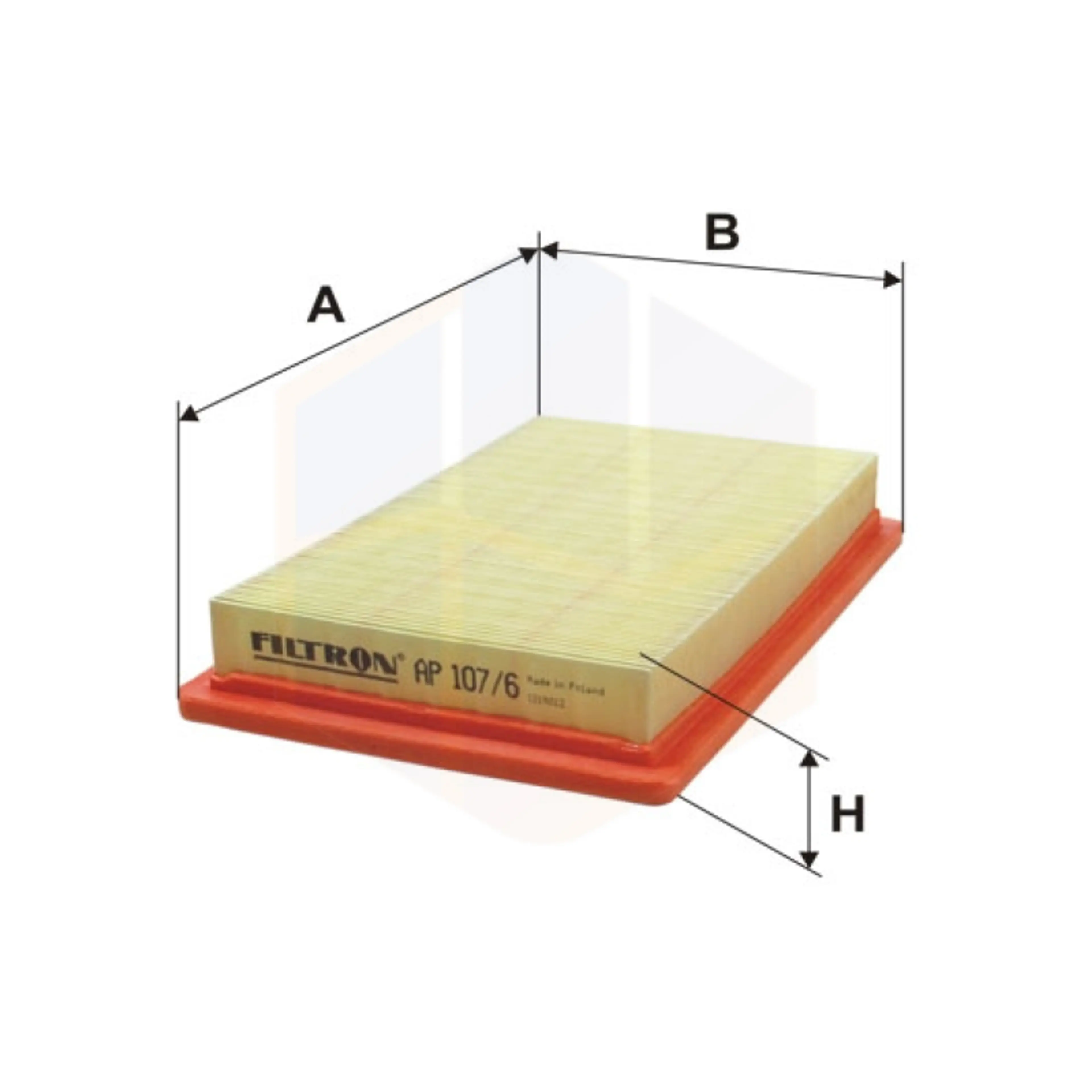 FILTRO AIRE AP 107/6