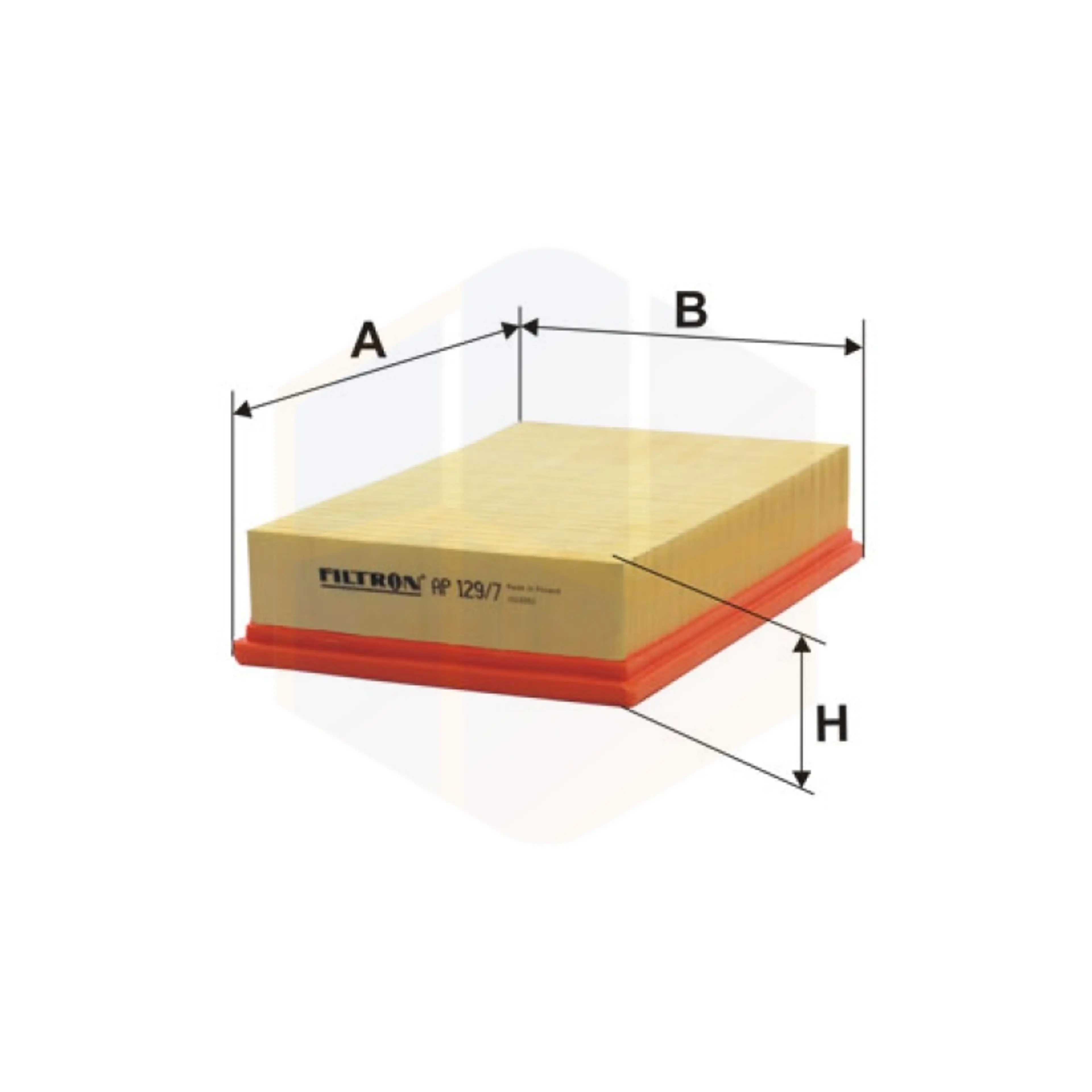 FILTRO AIRE AP 129/7
