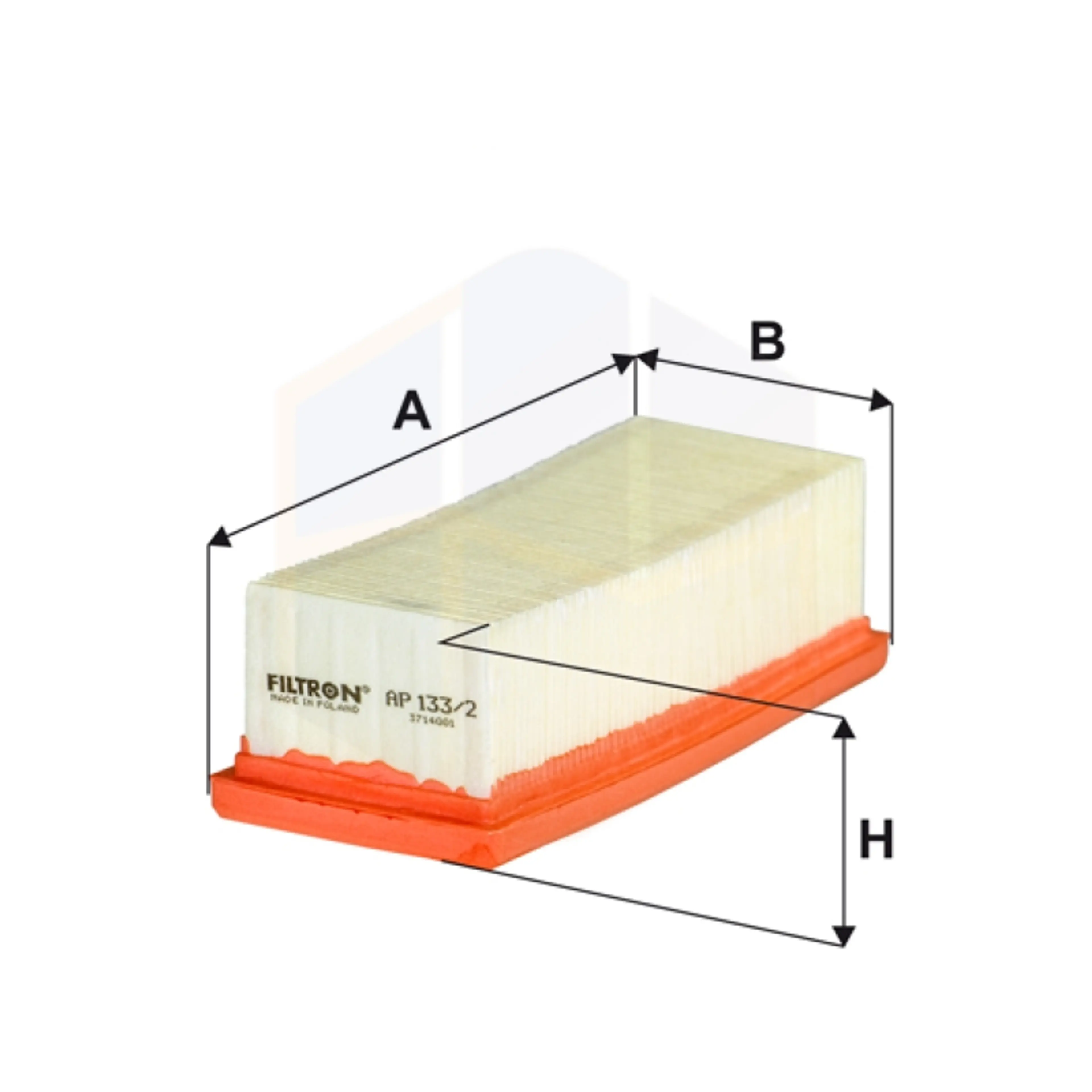 FILTRO AIRE AP 133/2