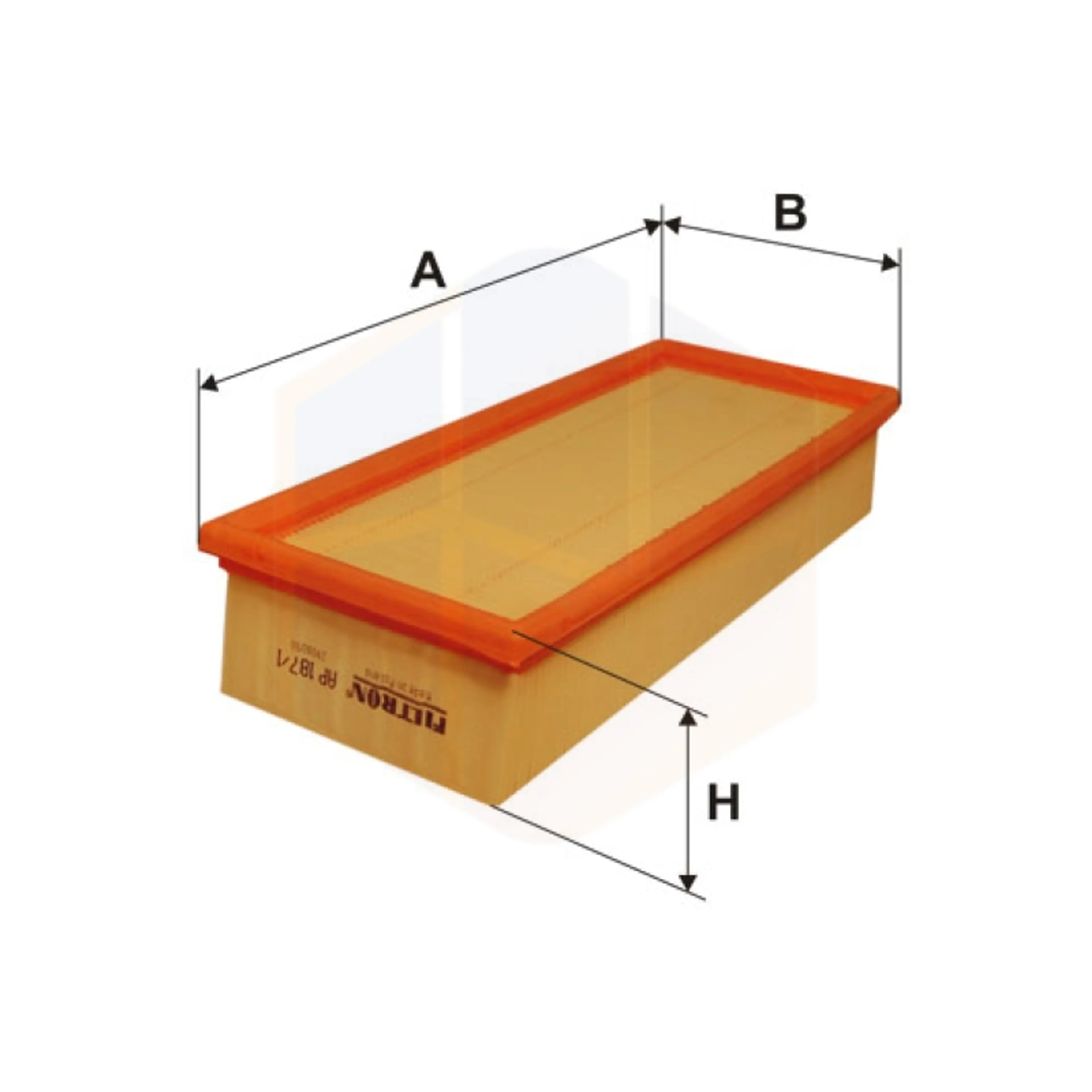 FILTRO AIRE AP 187/1