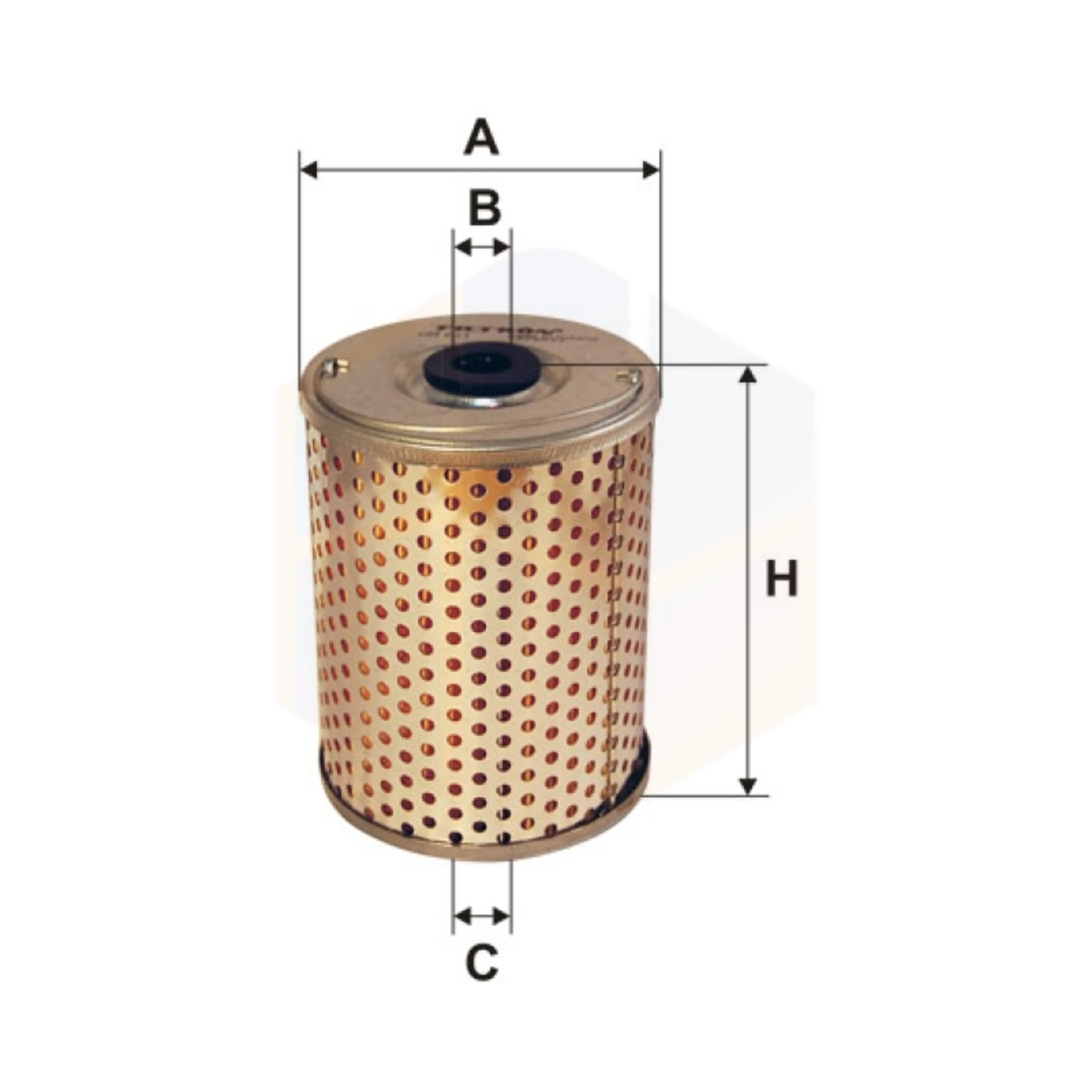 FILTRO ACEITE OM 611