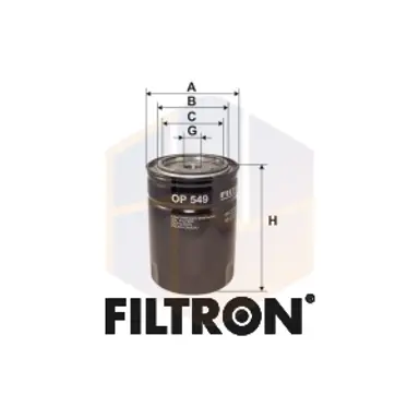 FILTRO ACEITE OP 549