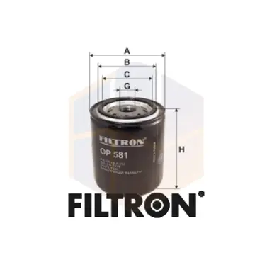 FILTRO ACEITE OP 581