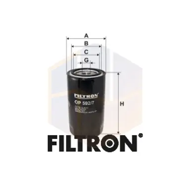 FILTRO ACEITE OP 592/7