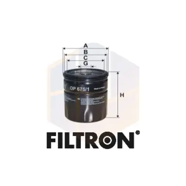 FILTRO ACEITE OP 675/1