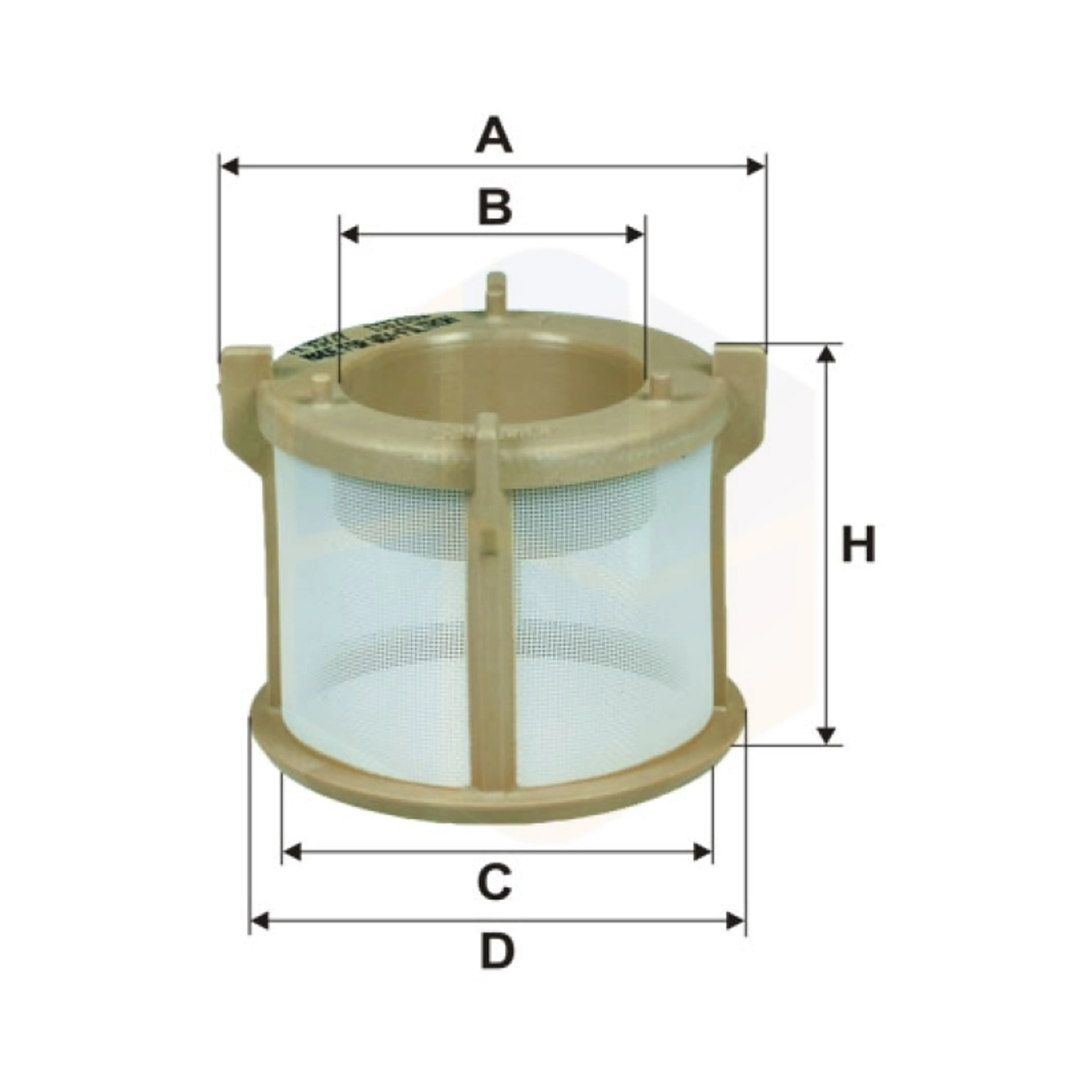 FILTRO COMBUSTIBLE PK 937/7