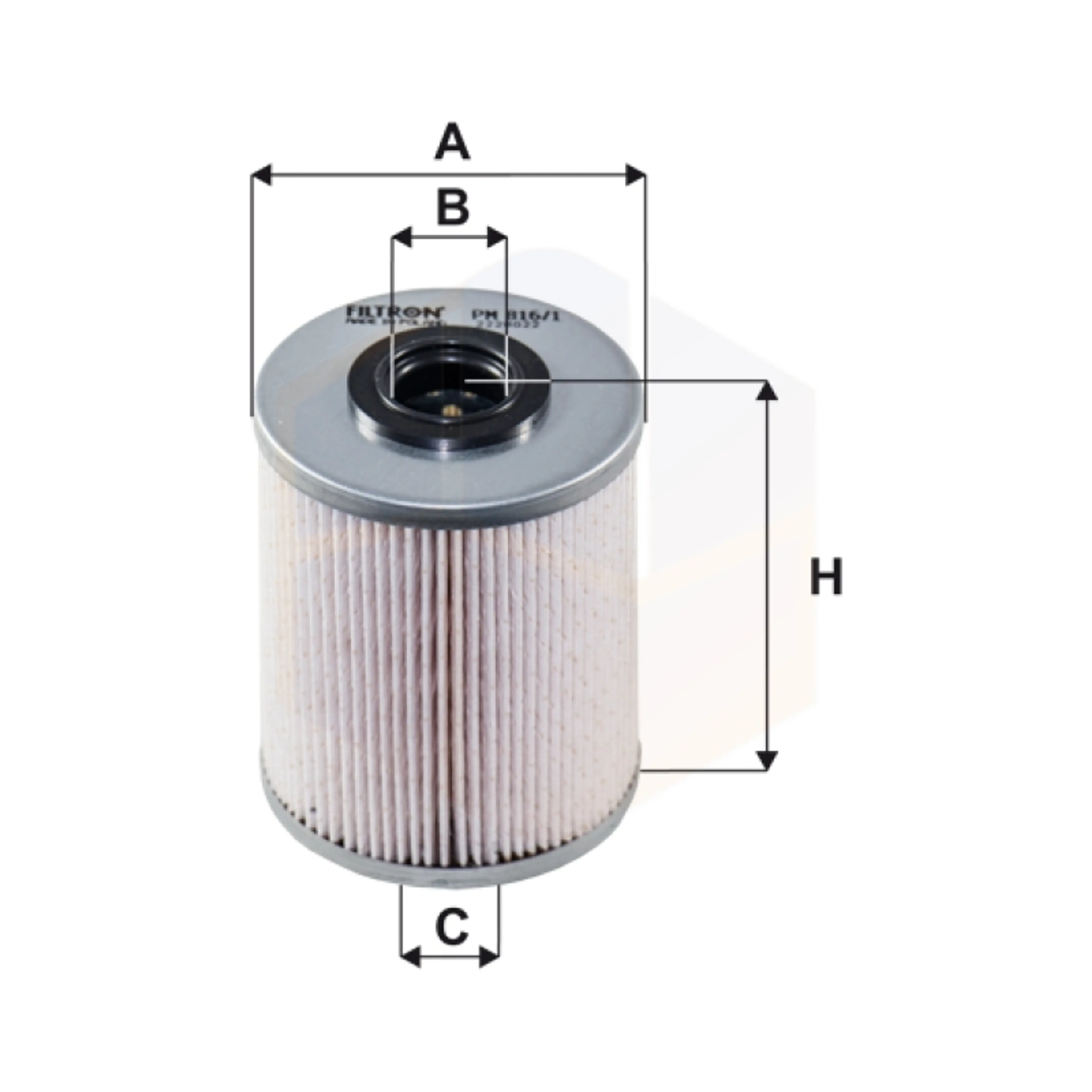 FILTRO COMBUSTIBLE PM 816/1