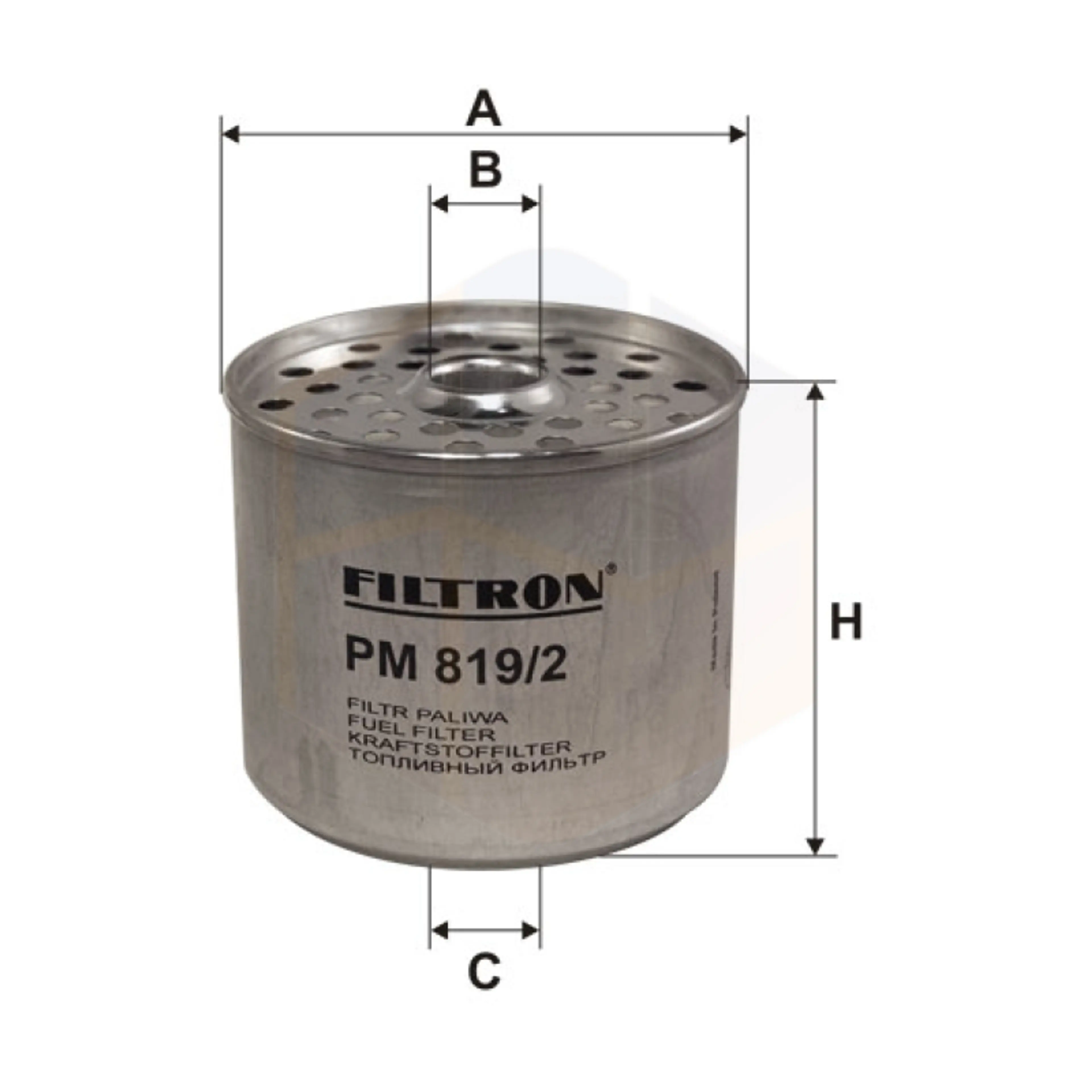 FILTRO COMBUSTIBLE PM 819/2