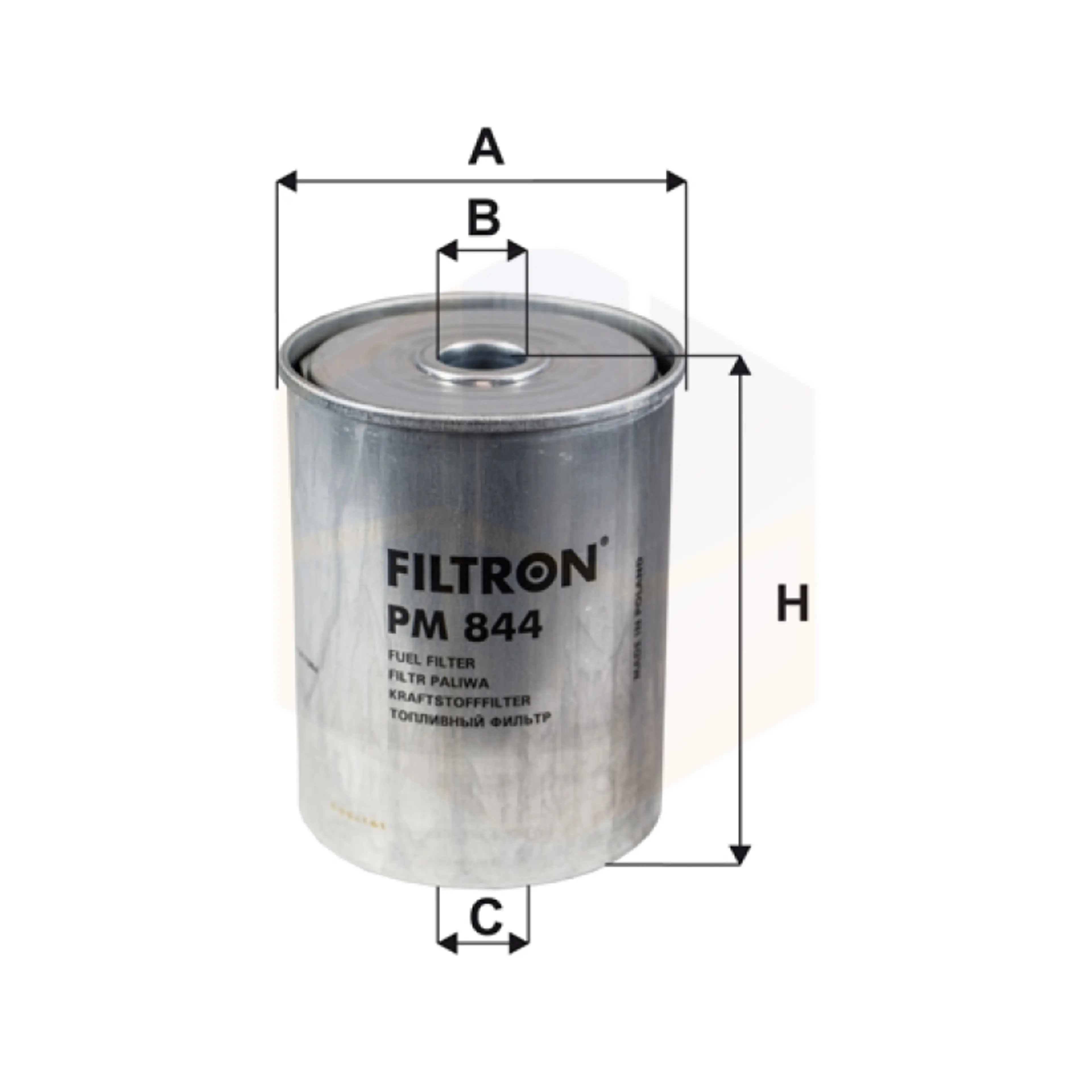 FILTRO COMBUSTIBLE PM 844