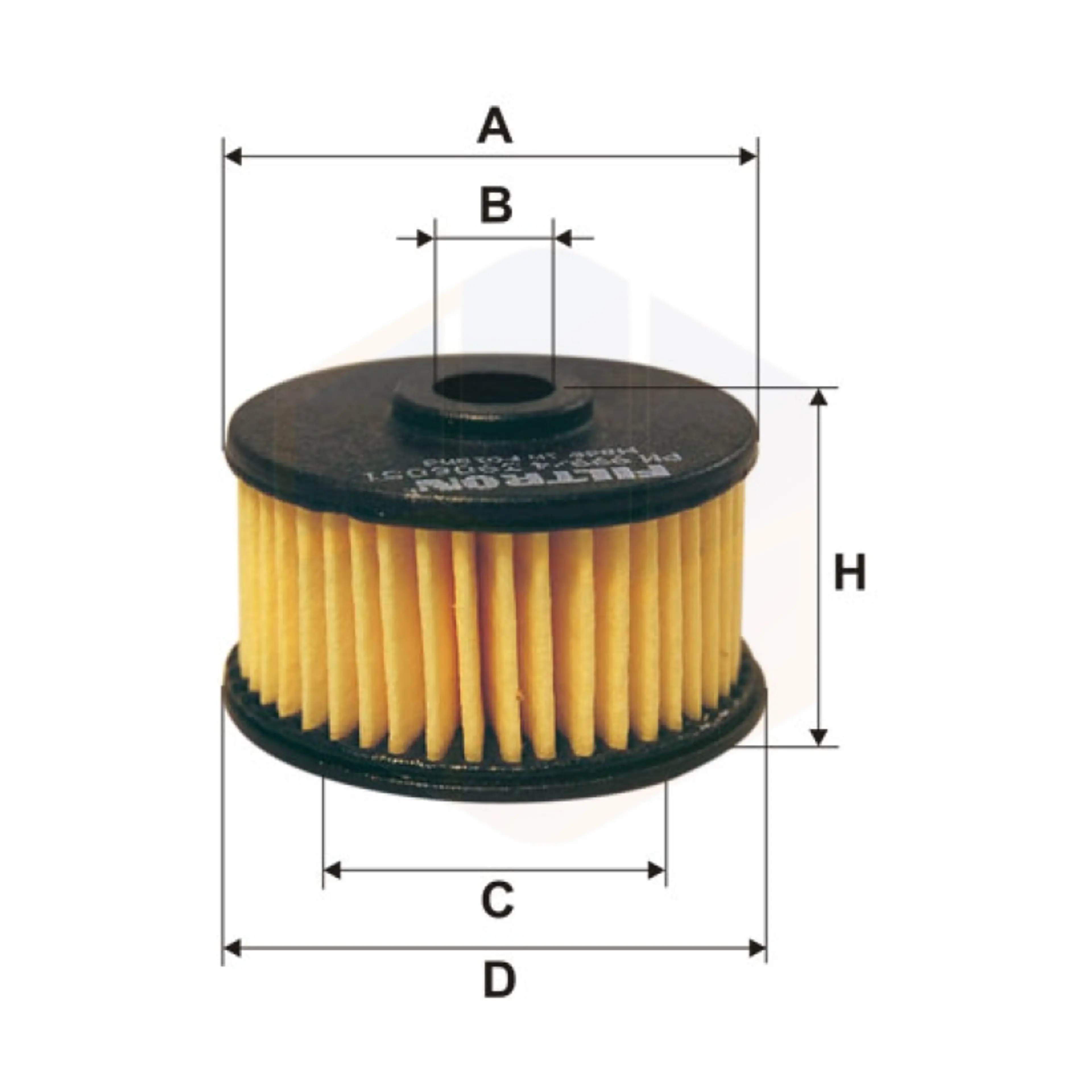 FILTRO COMBUSTIBLE PM 999/4