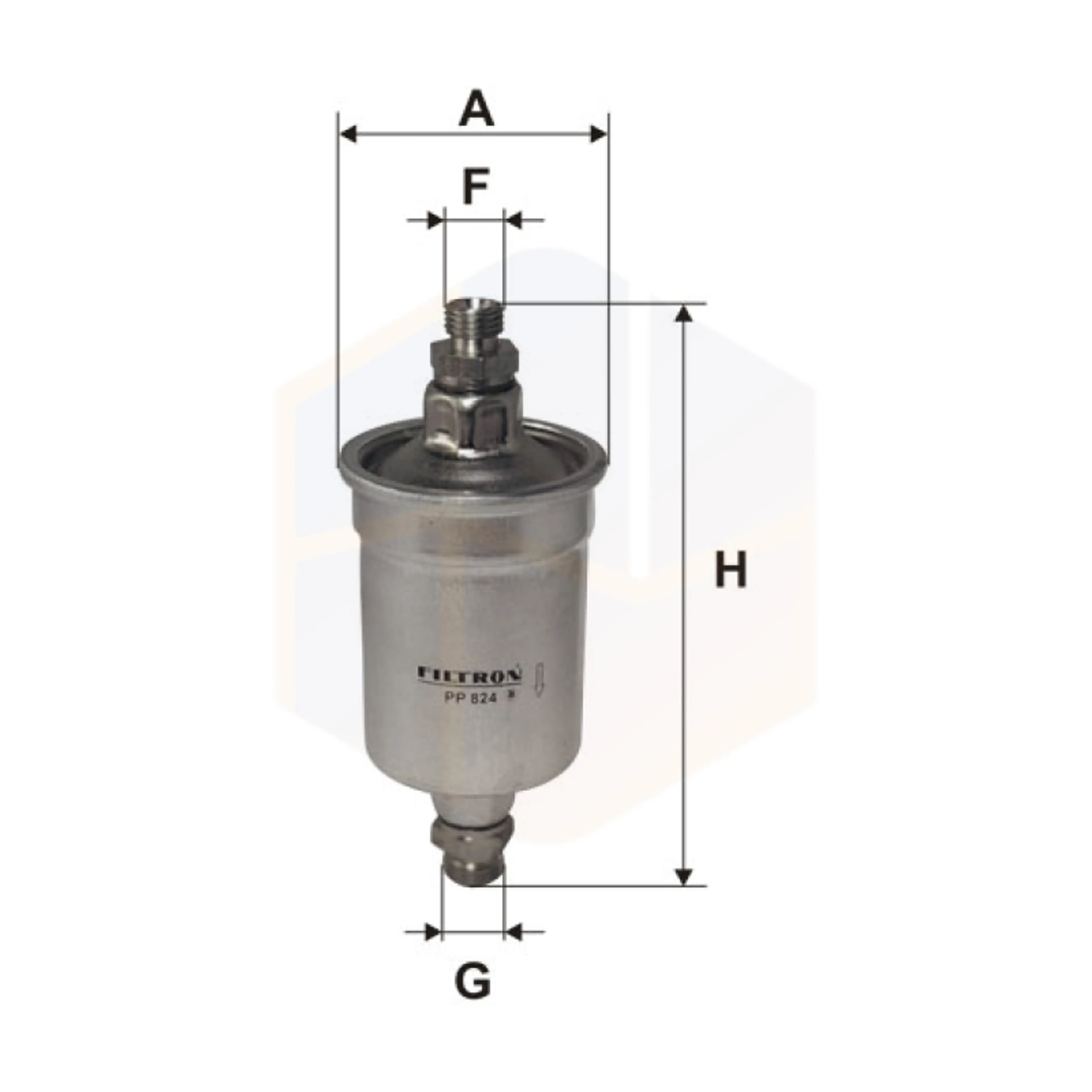 FILTRO COMBUSTIBLE PP 824