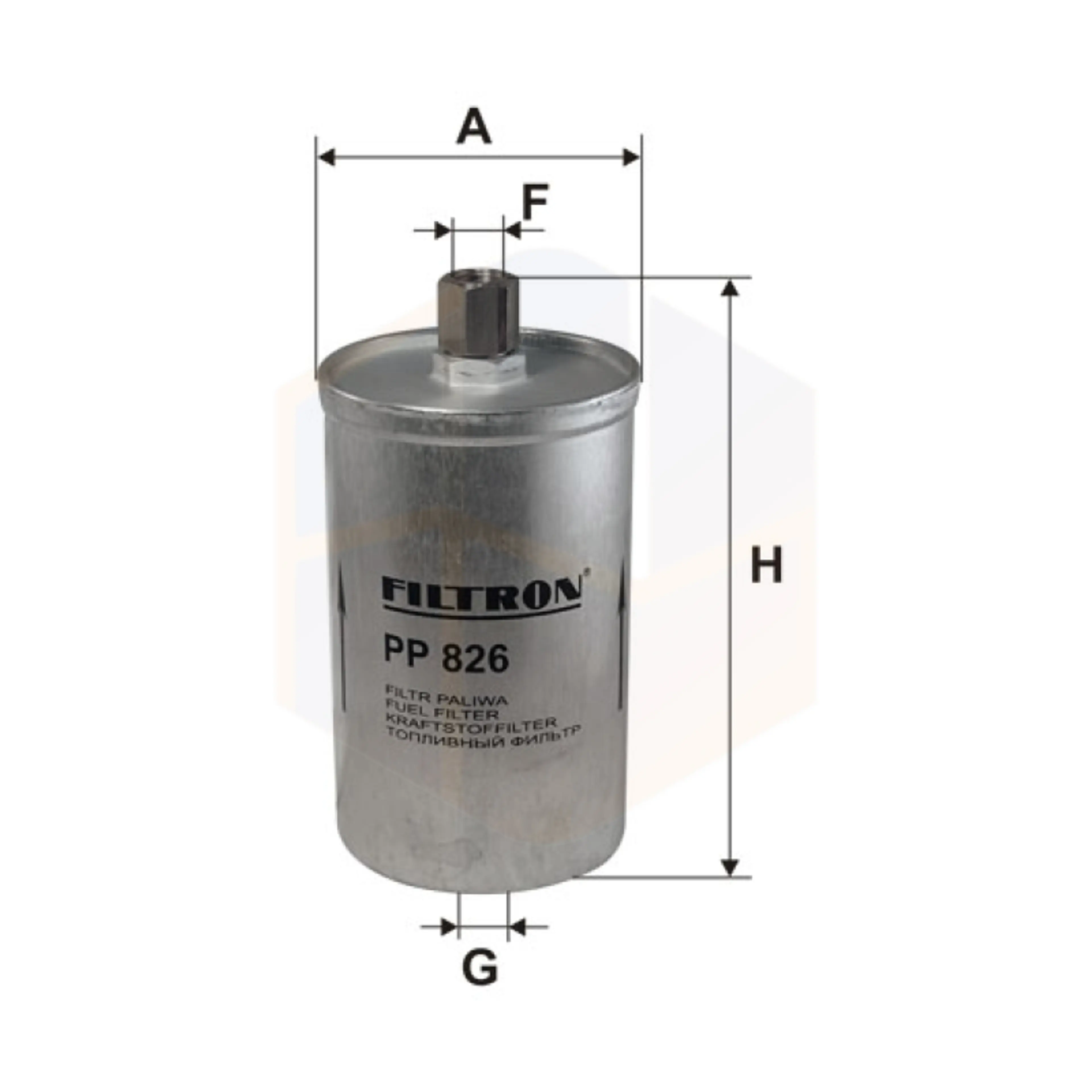 FILTRO COMBUSTIBLE PP 826