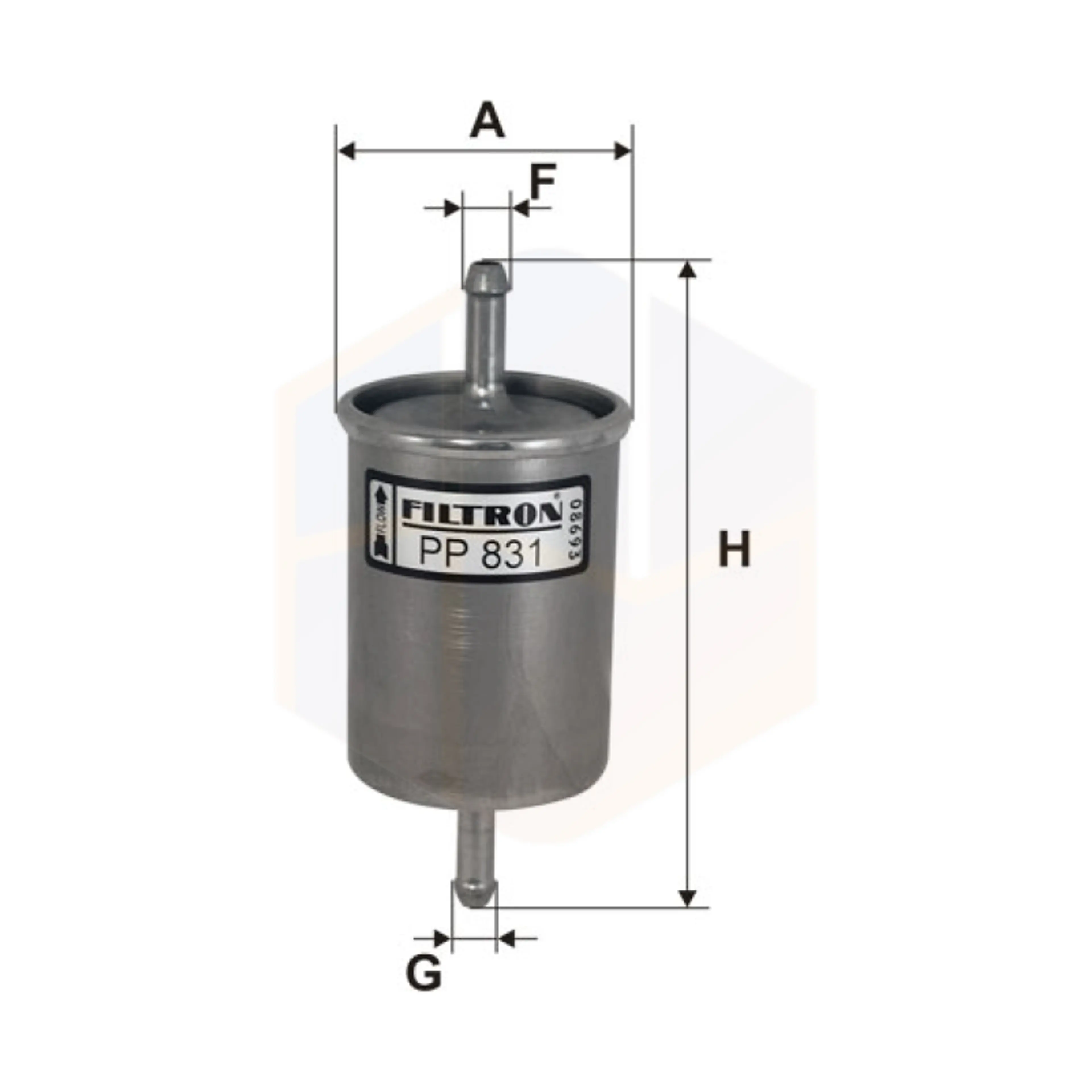 FILTRO COMBUSTIBLE PP 831