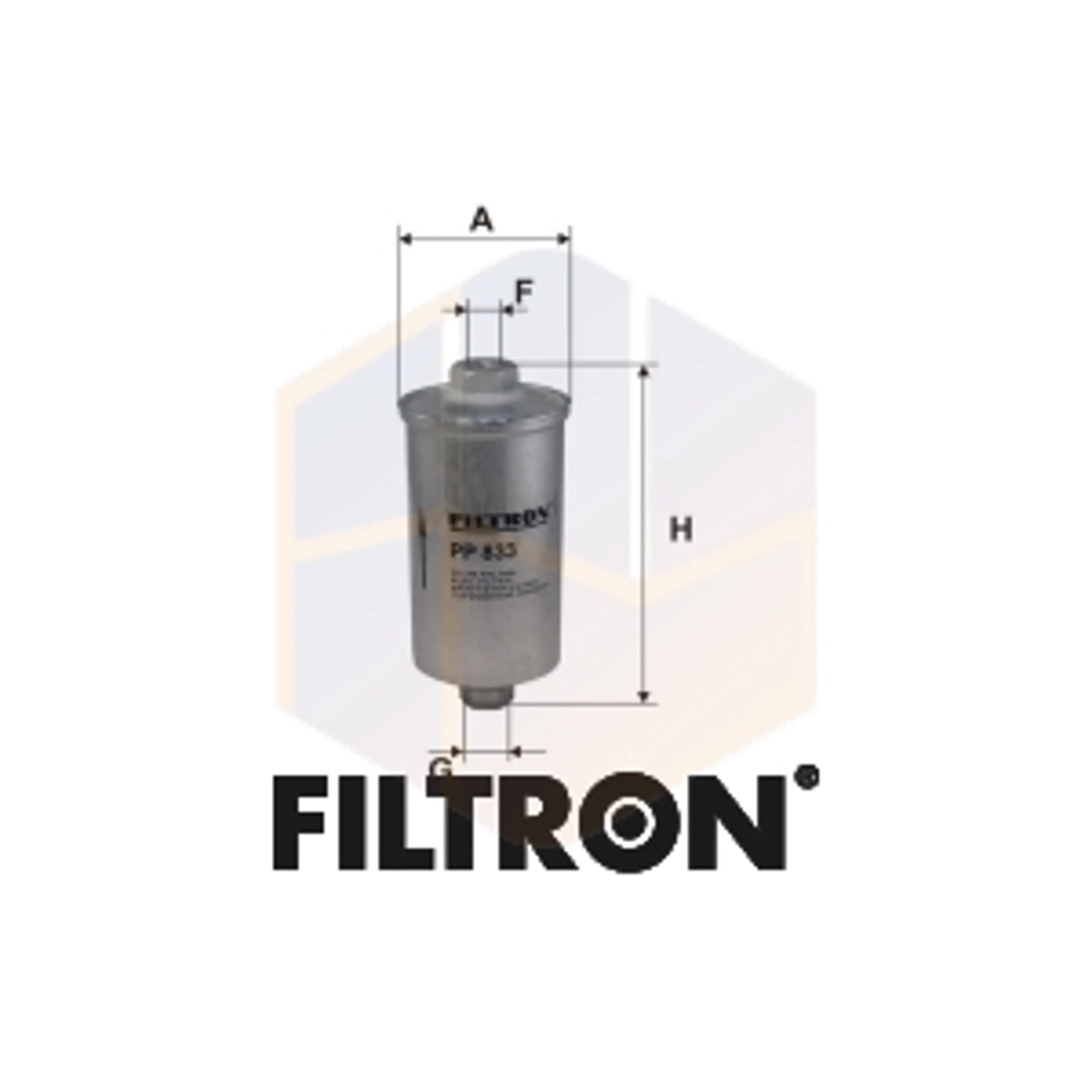 FILTRO COMBUSTIBLE PP 833