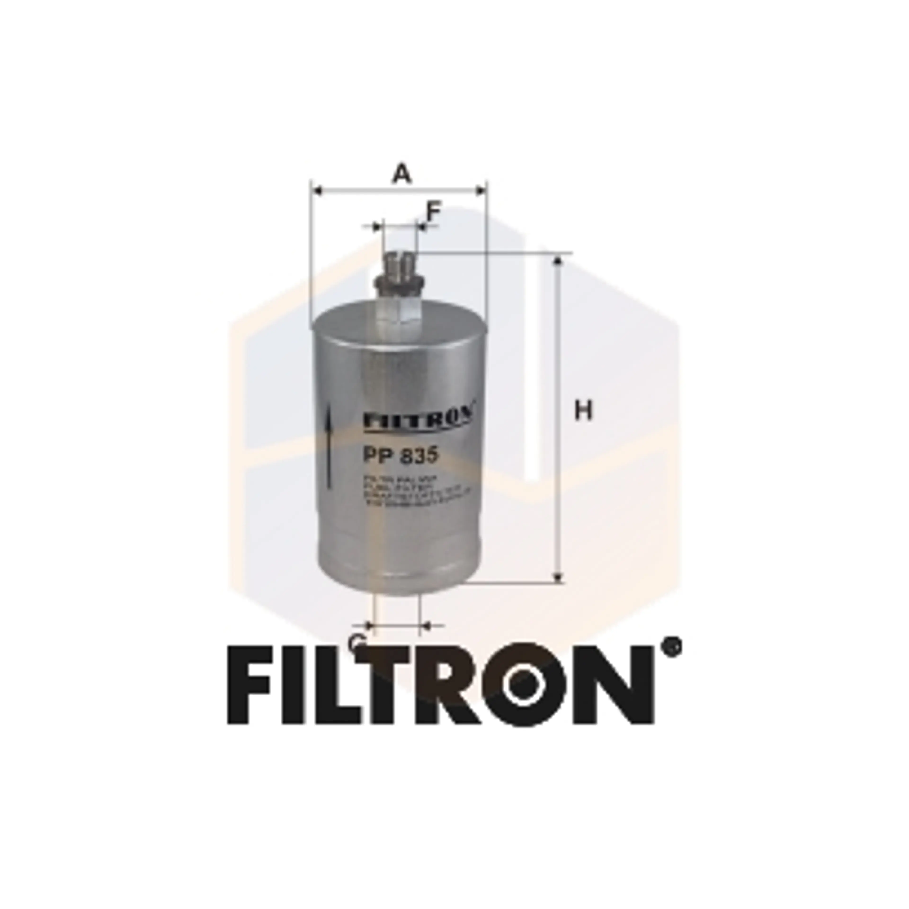 FILTRO COMBUSTIBLE PP 835