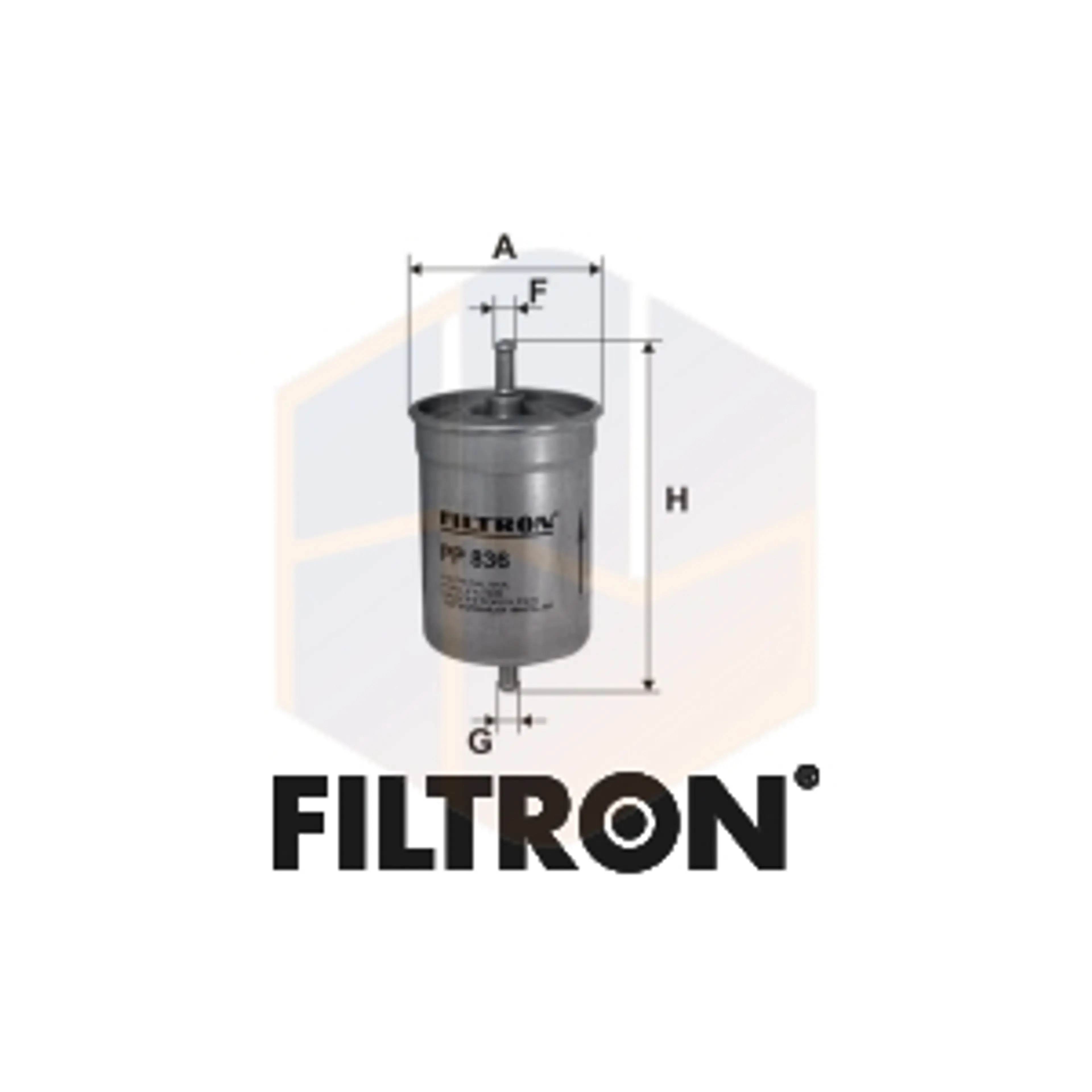 FILTRO COMBUSTIBLE PP 836