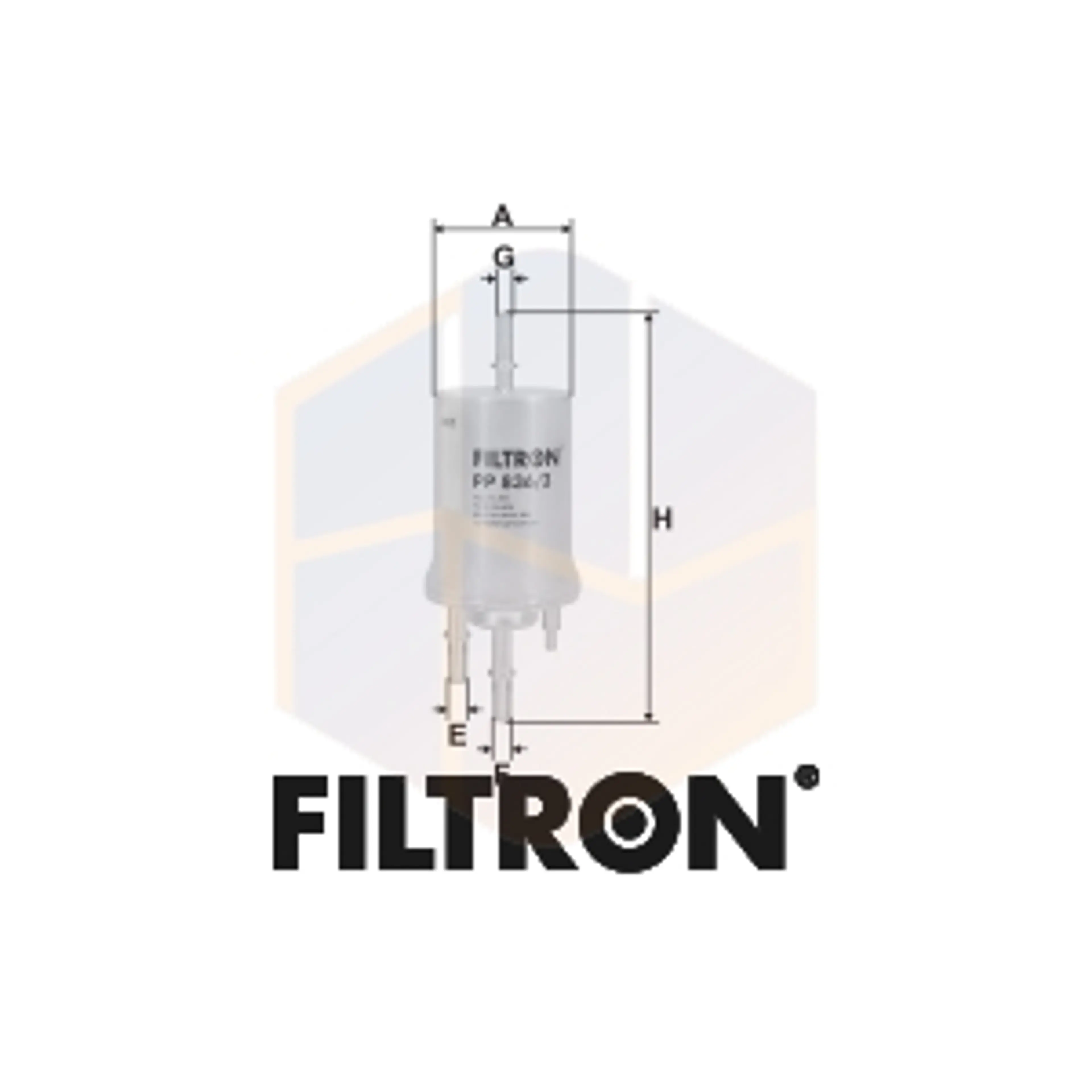 FILTRO COMBUSTIBLE PP 836/3