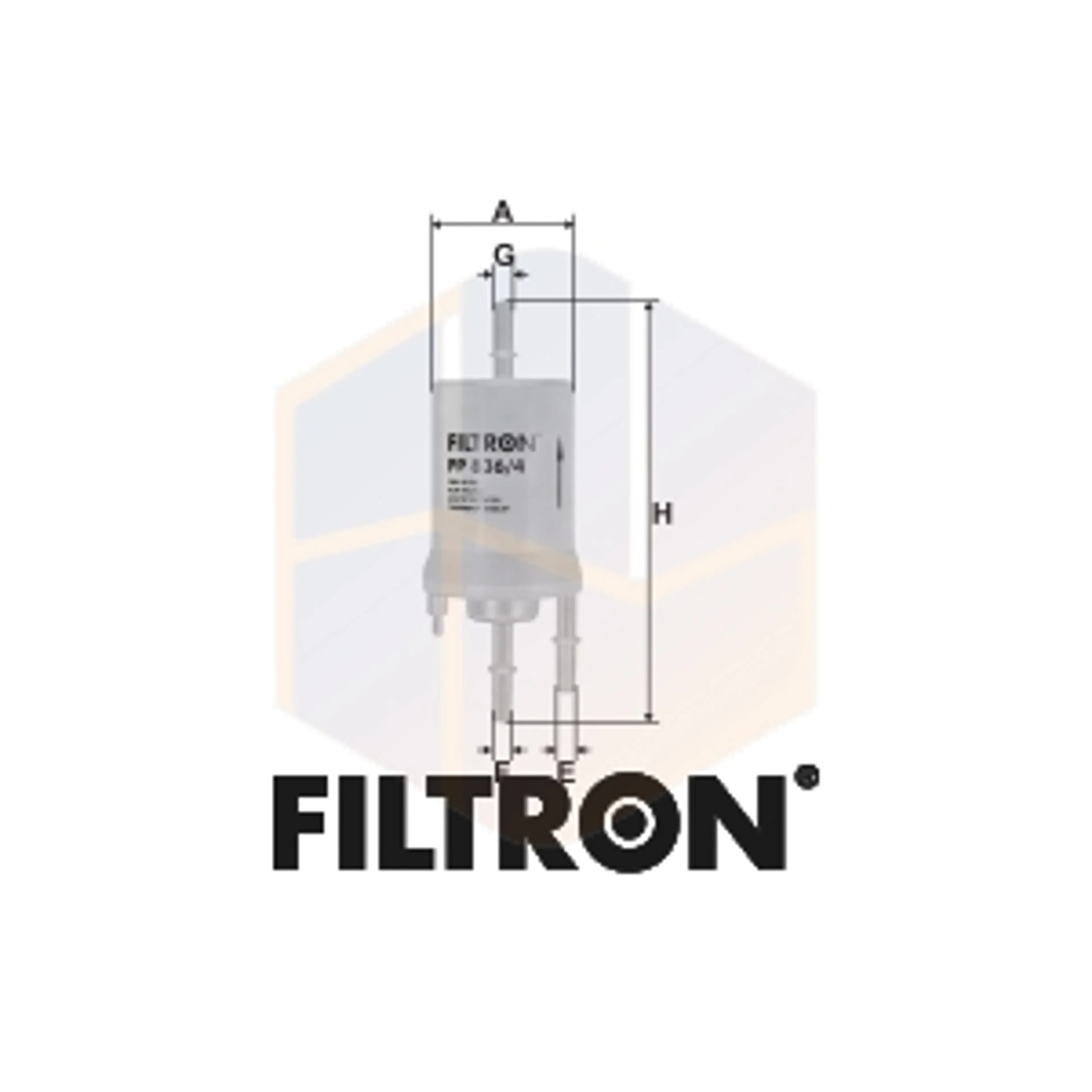 FILTRO COMBUSTIBLE PP 836/4