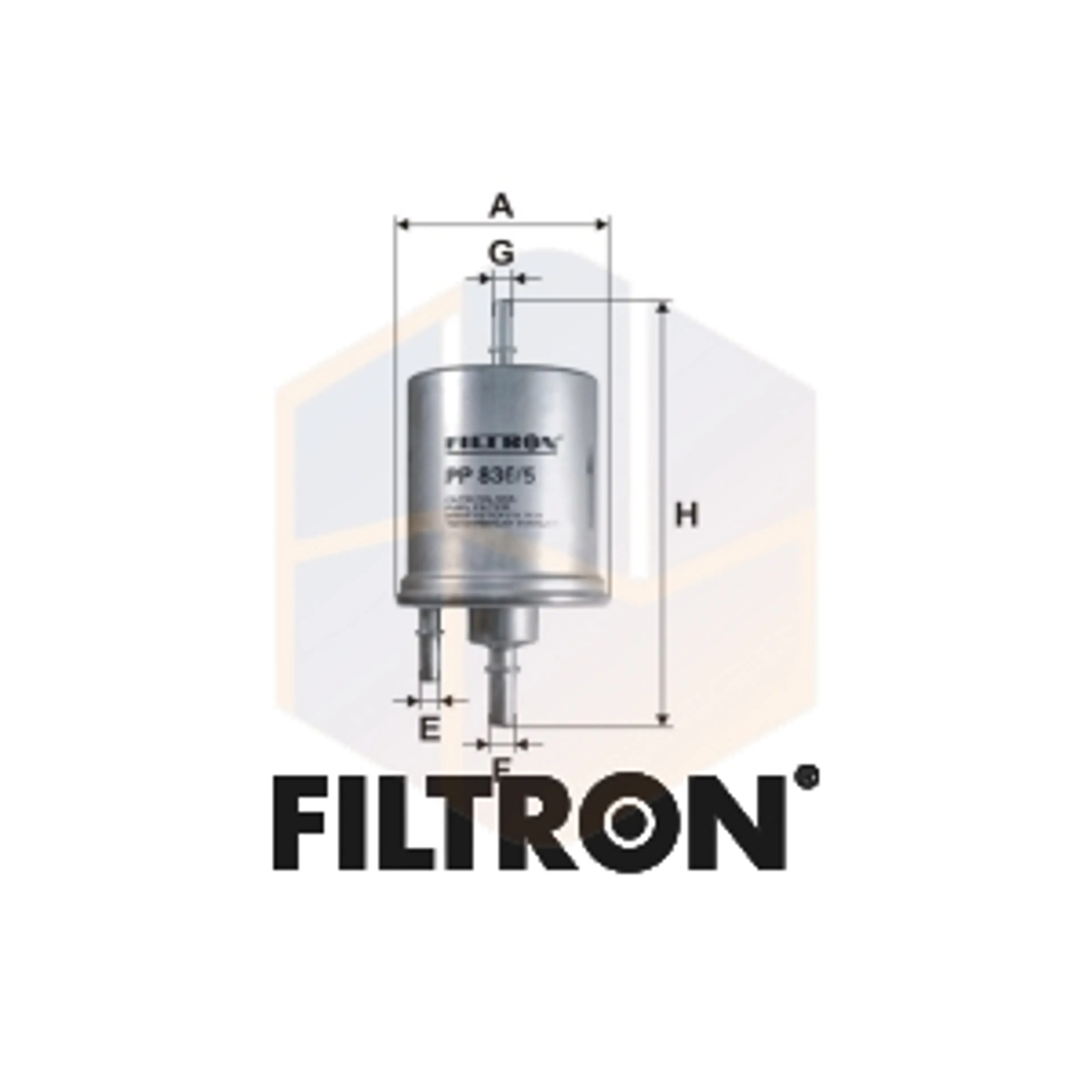 FILTRO COMBUSTIBLE PP 836/5