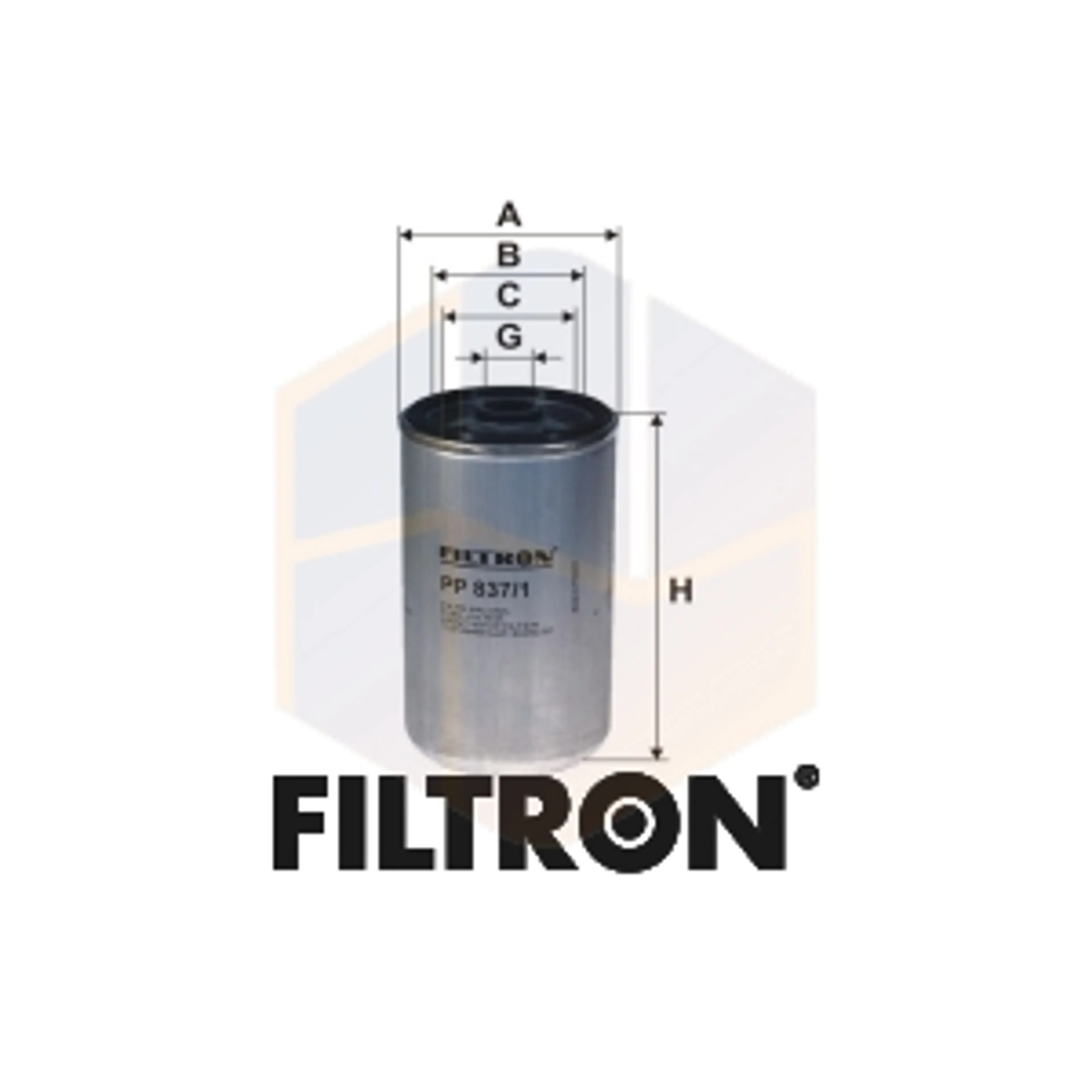 FILTRO COMBUSTIBLE PP 837/1