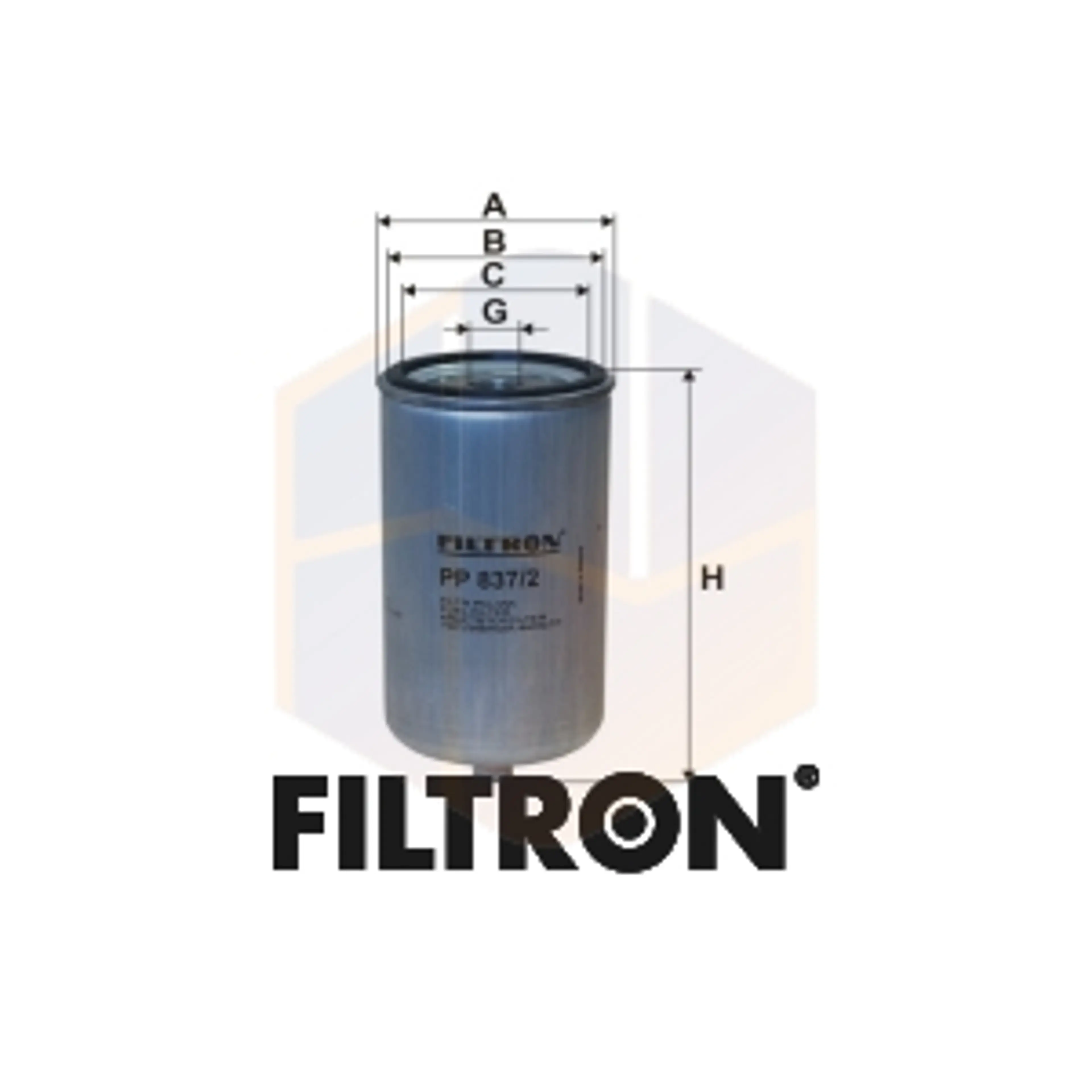 FILTRO COMBUSTIBLE PP 837/2