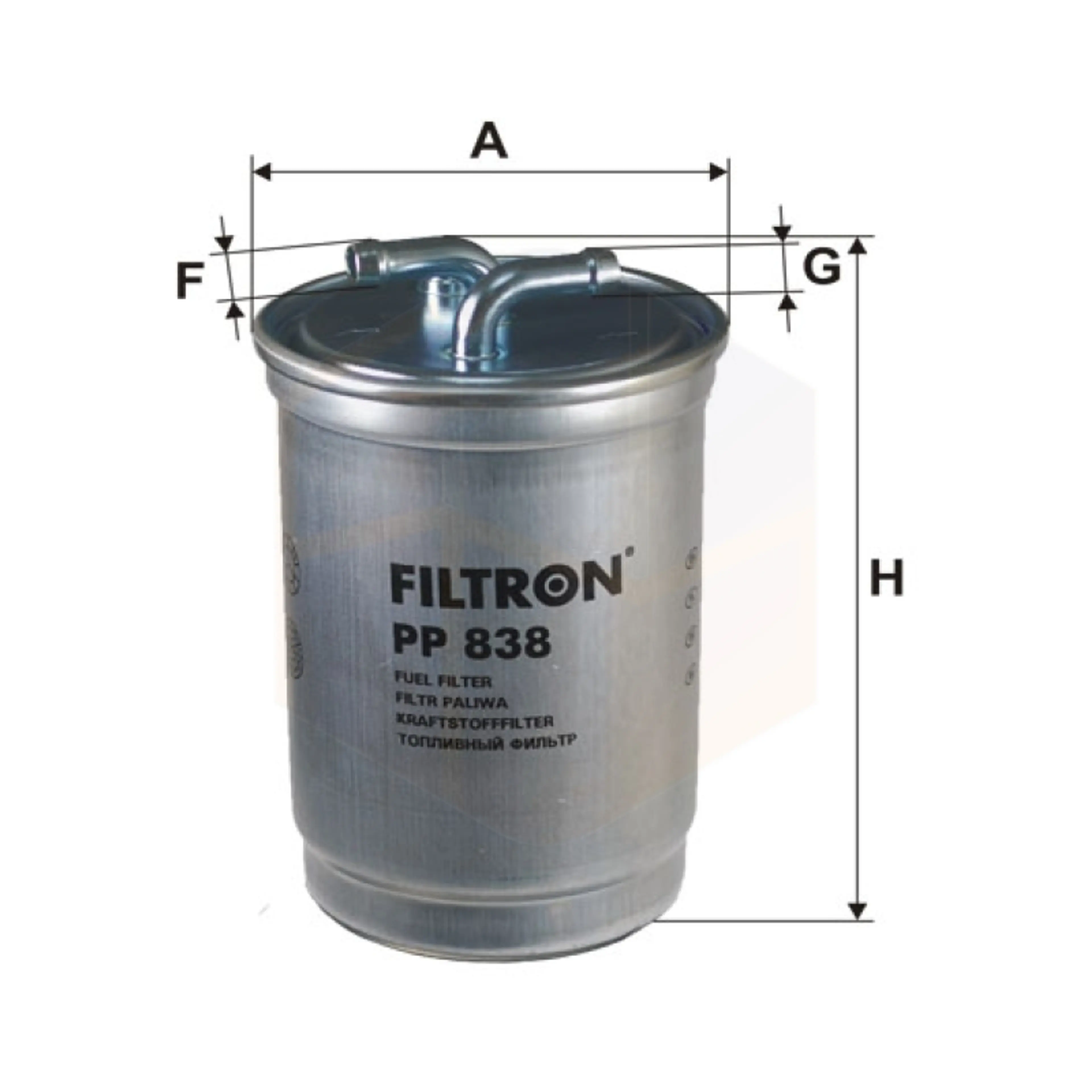 FILTRO COMBUSTIBLE PP 838