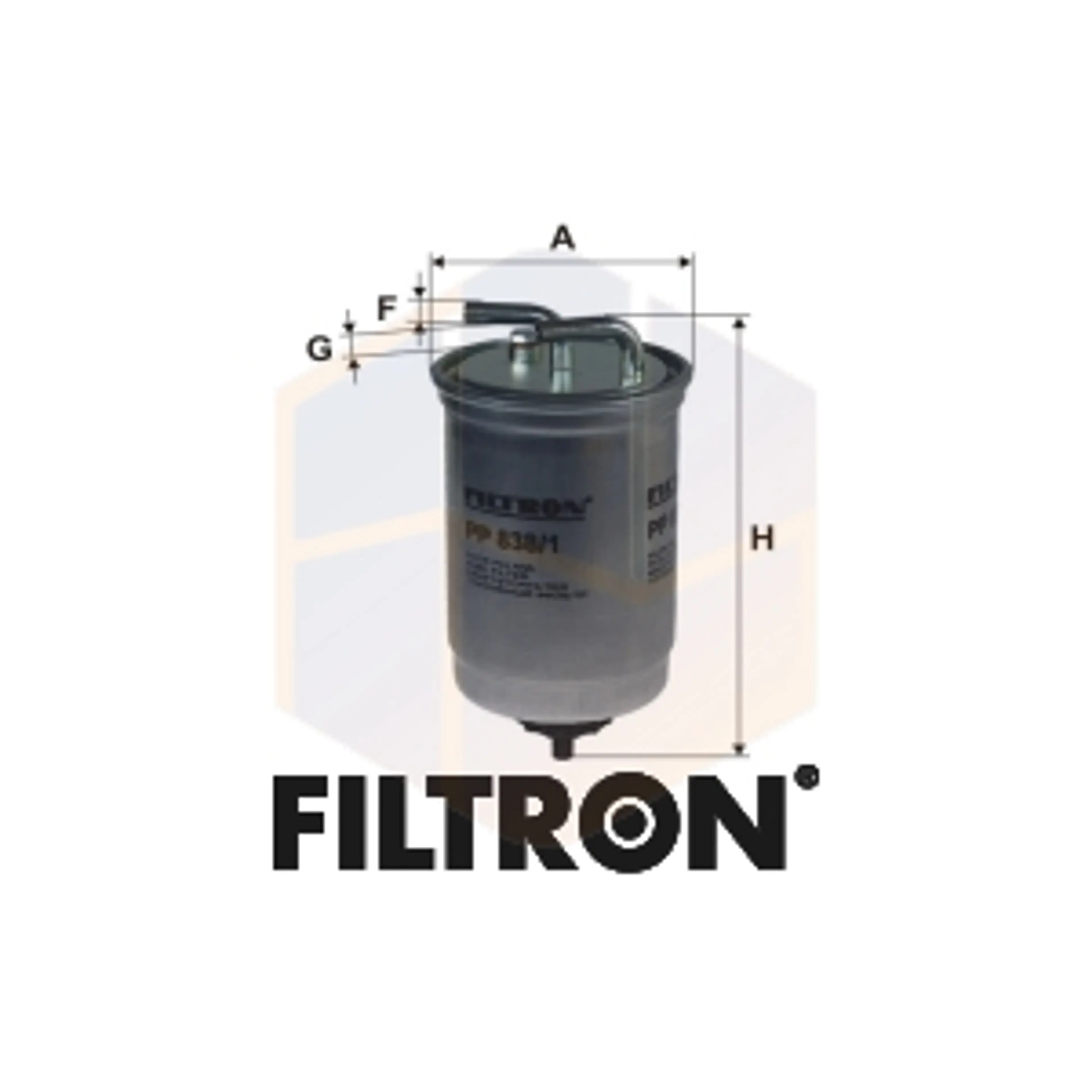 FILTRO COMBUSTIBLE PP 838/1