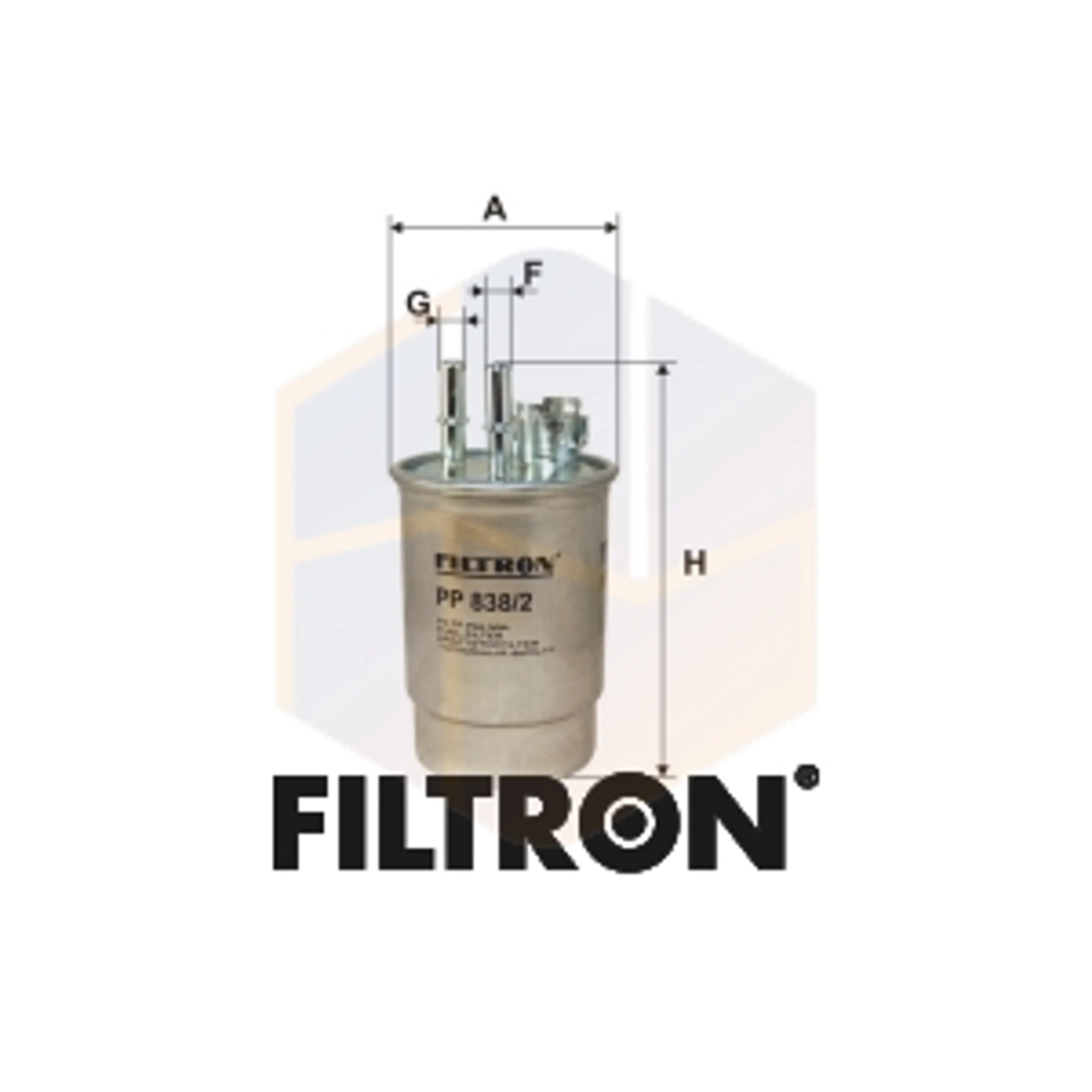 FILTRO COMBUSTIBLE PP 838/2