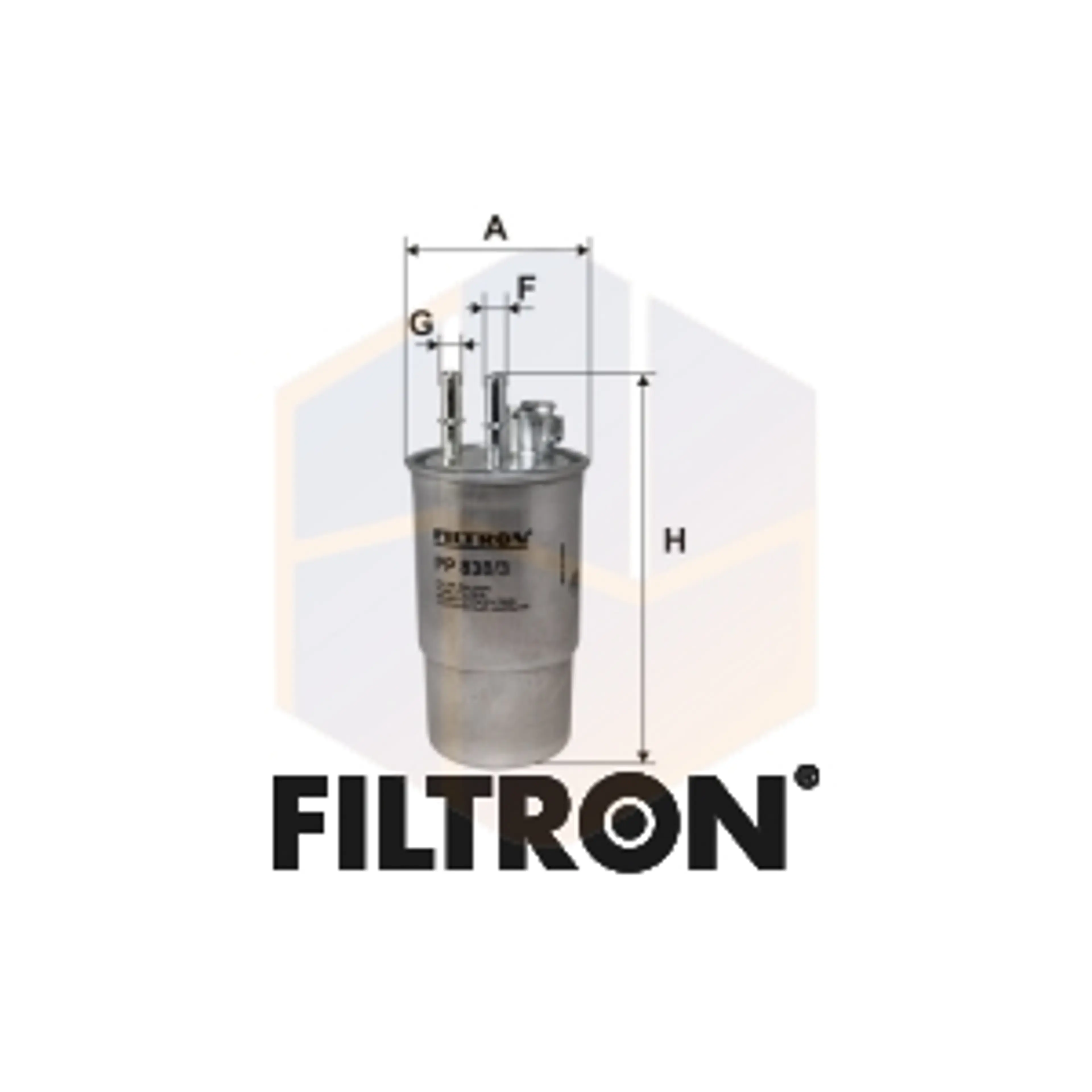 FILTRO COMBUSTIBLE PP 838/3