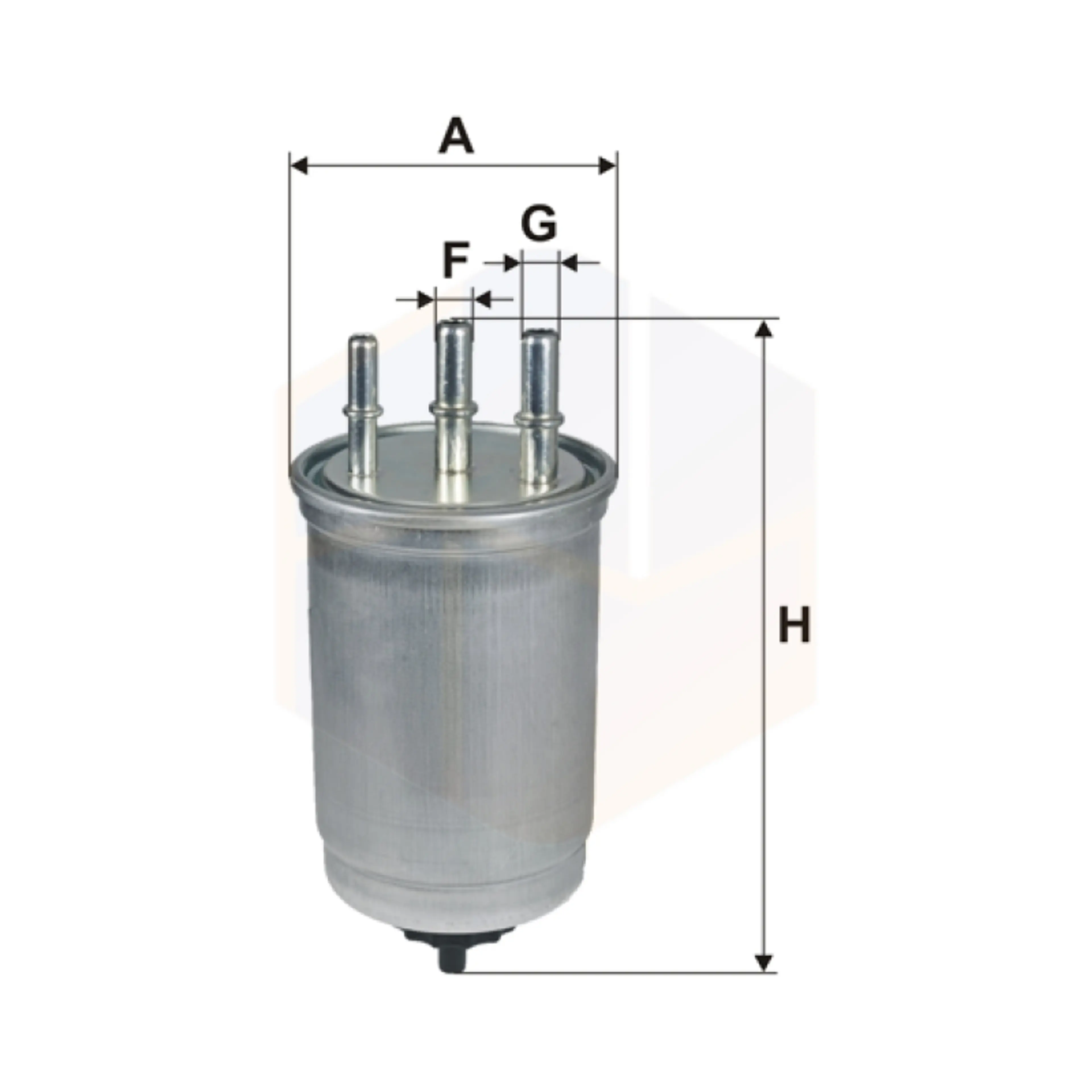 FILTRO COMBUSTIBLE PP 838/4