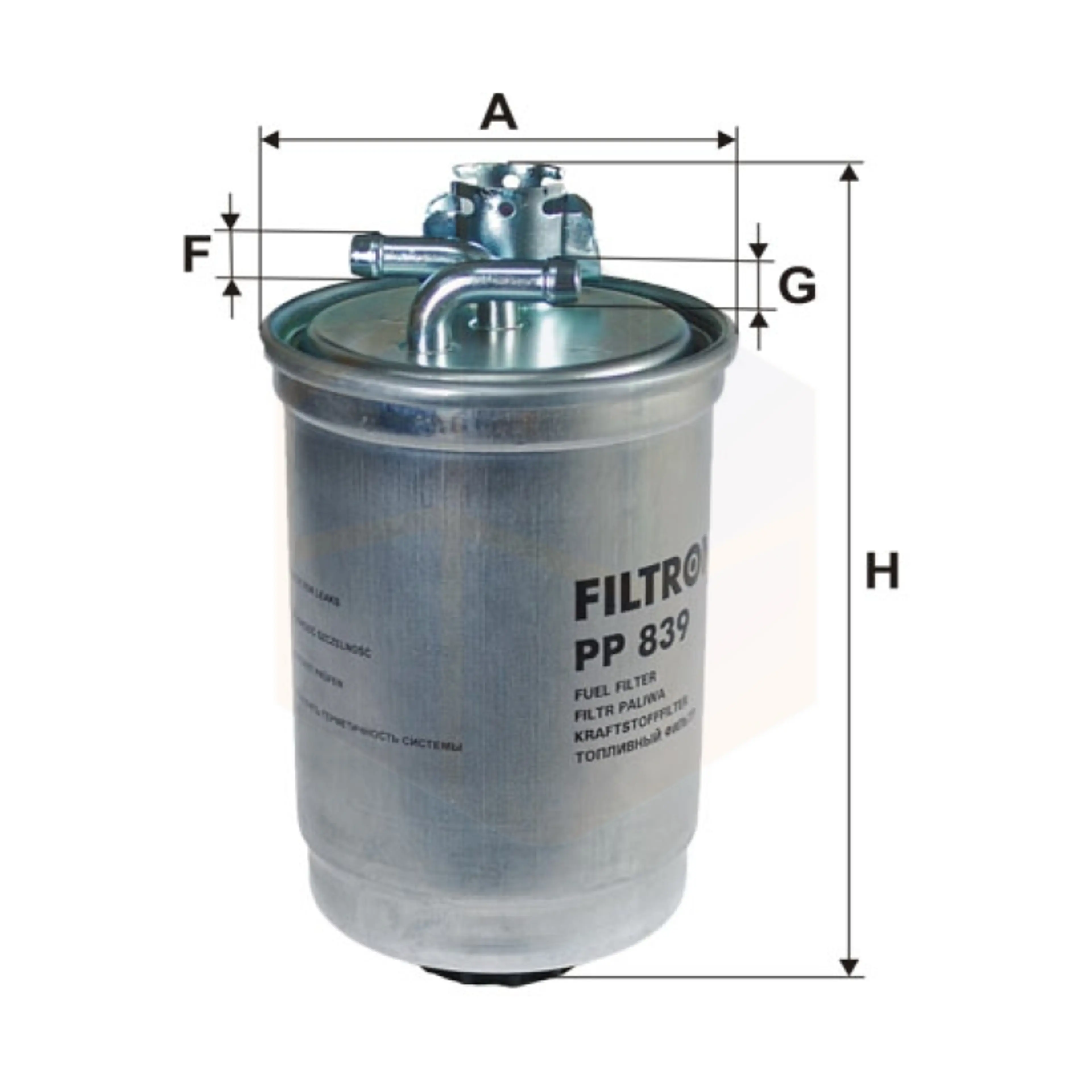 FILTRO COMBUSTIBLE PP 839