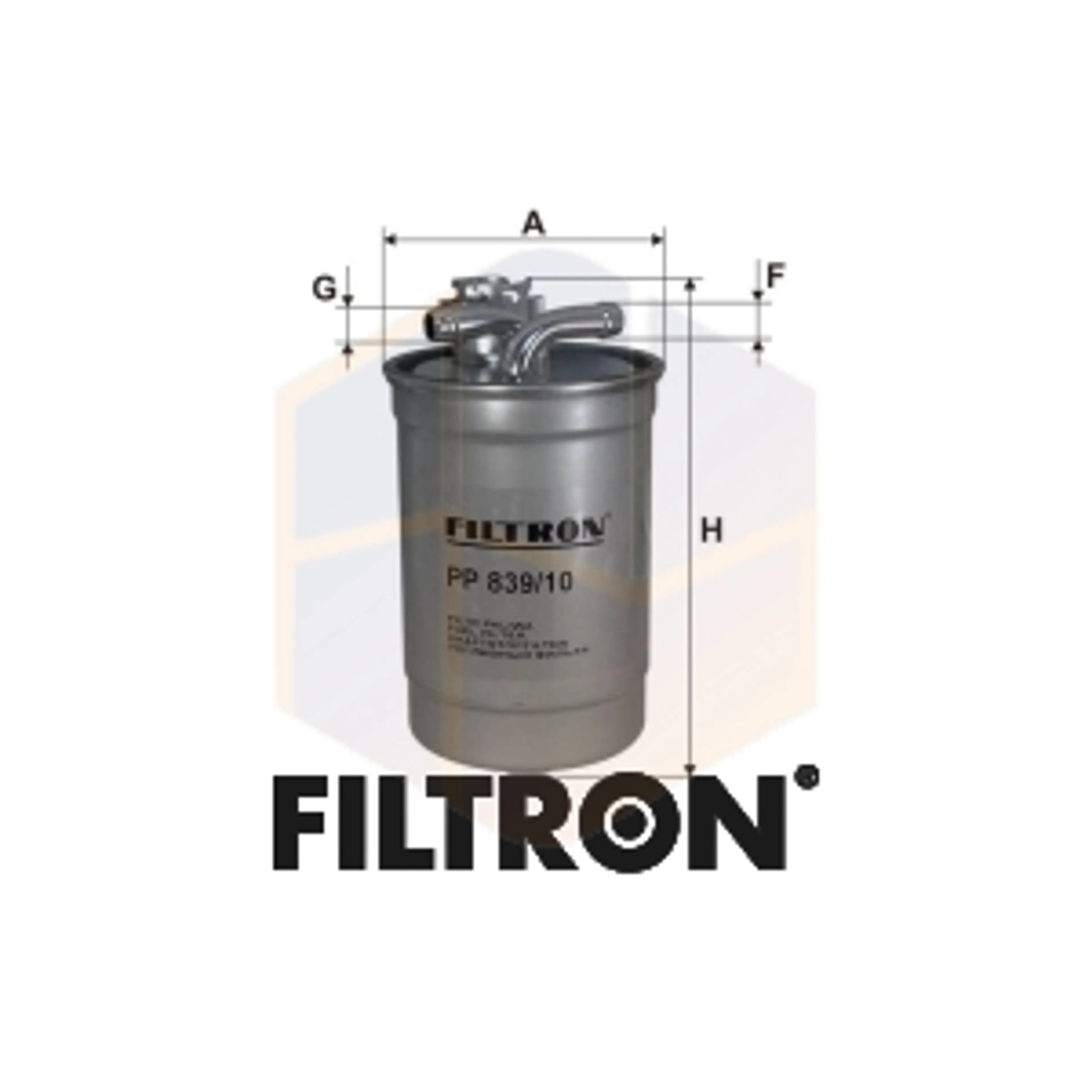 FILTRO COMBUSTIBLE PP 839/10