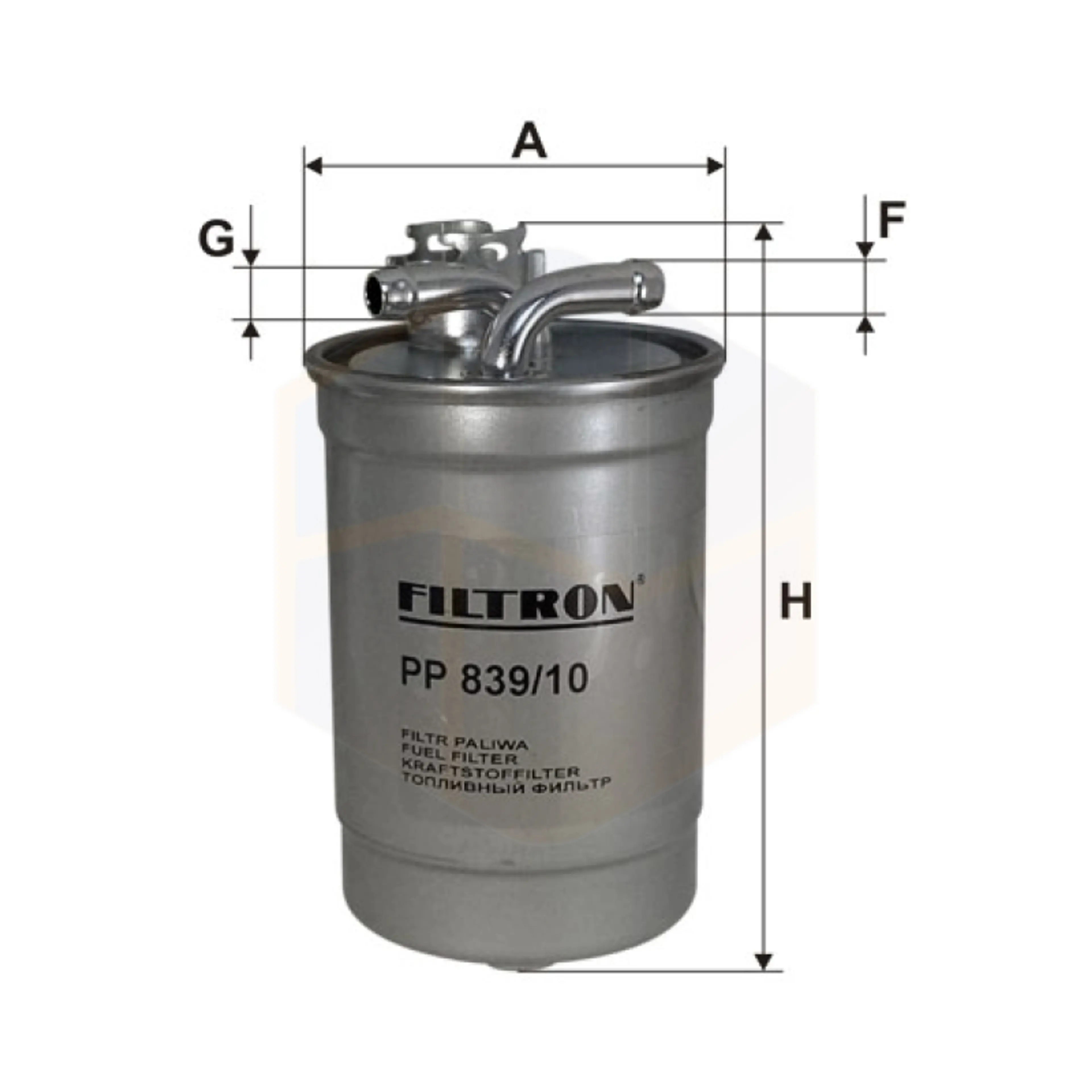 FILTRO COMBUSTIBLE PP 839/10