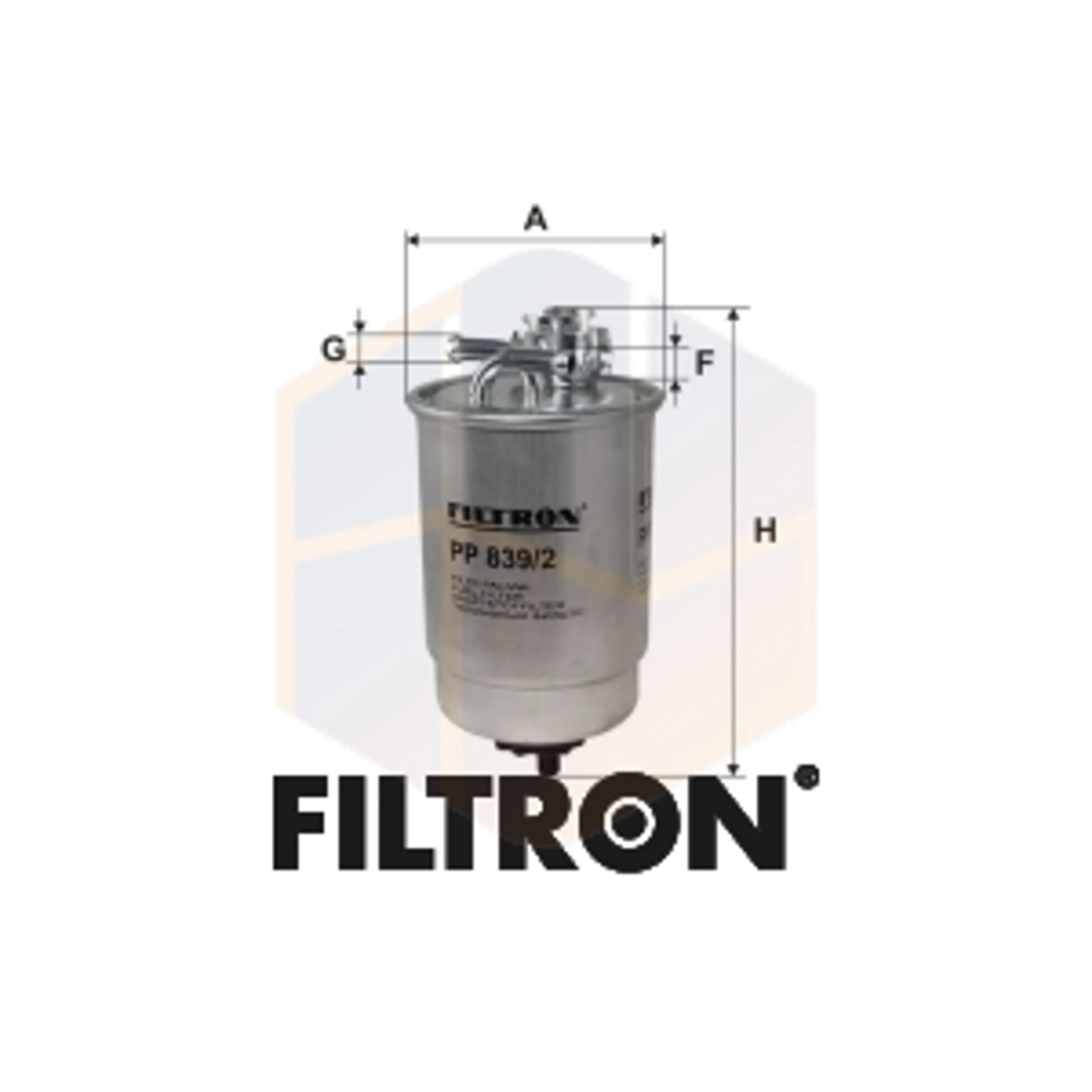 FILTRO COMBUSTIBLE PP 839/2