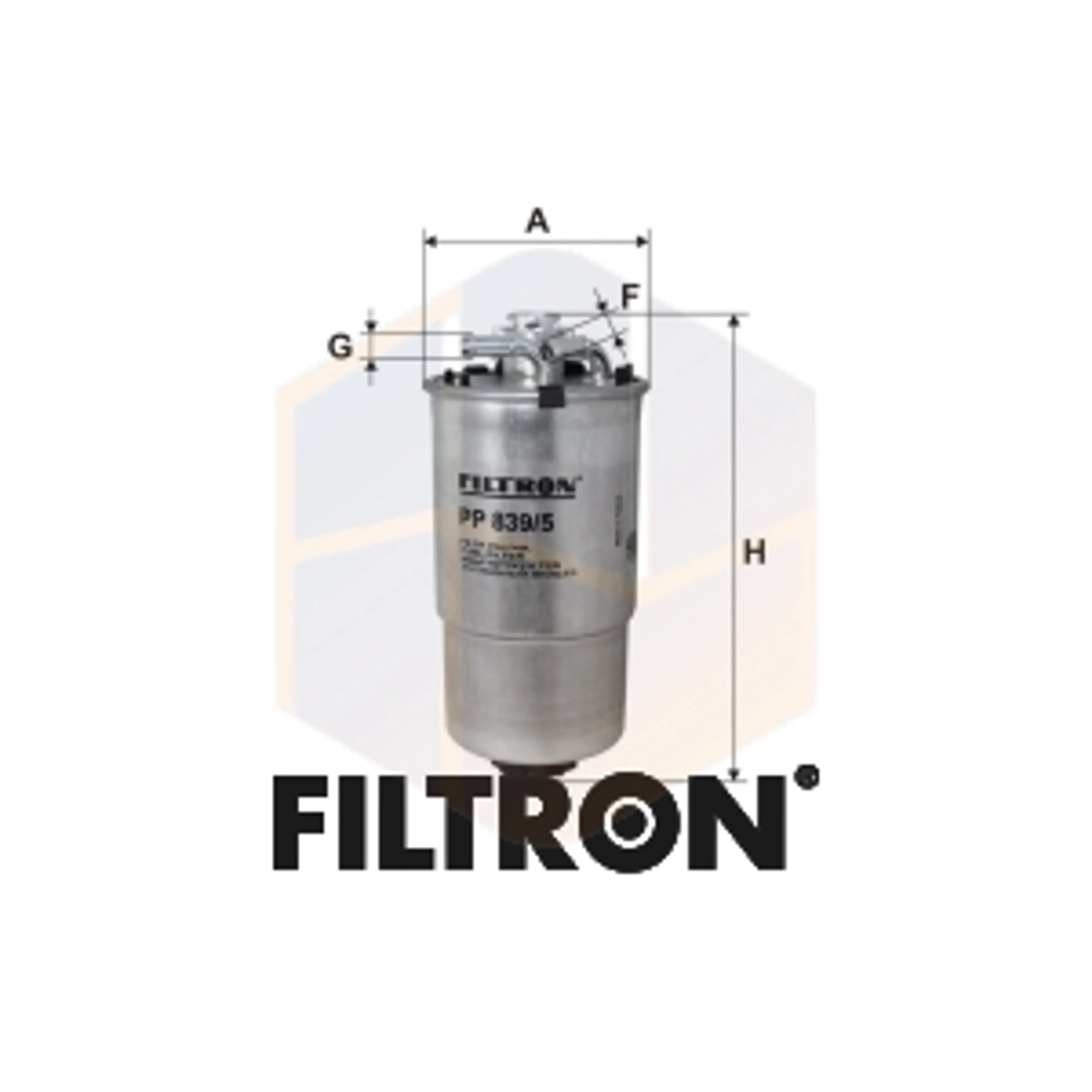 FILTRO COMBUSTIBLE PP 839/5