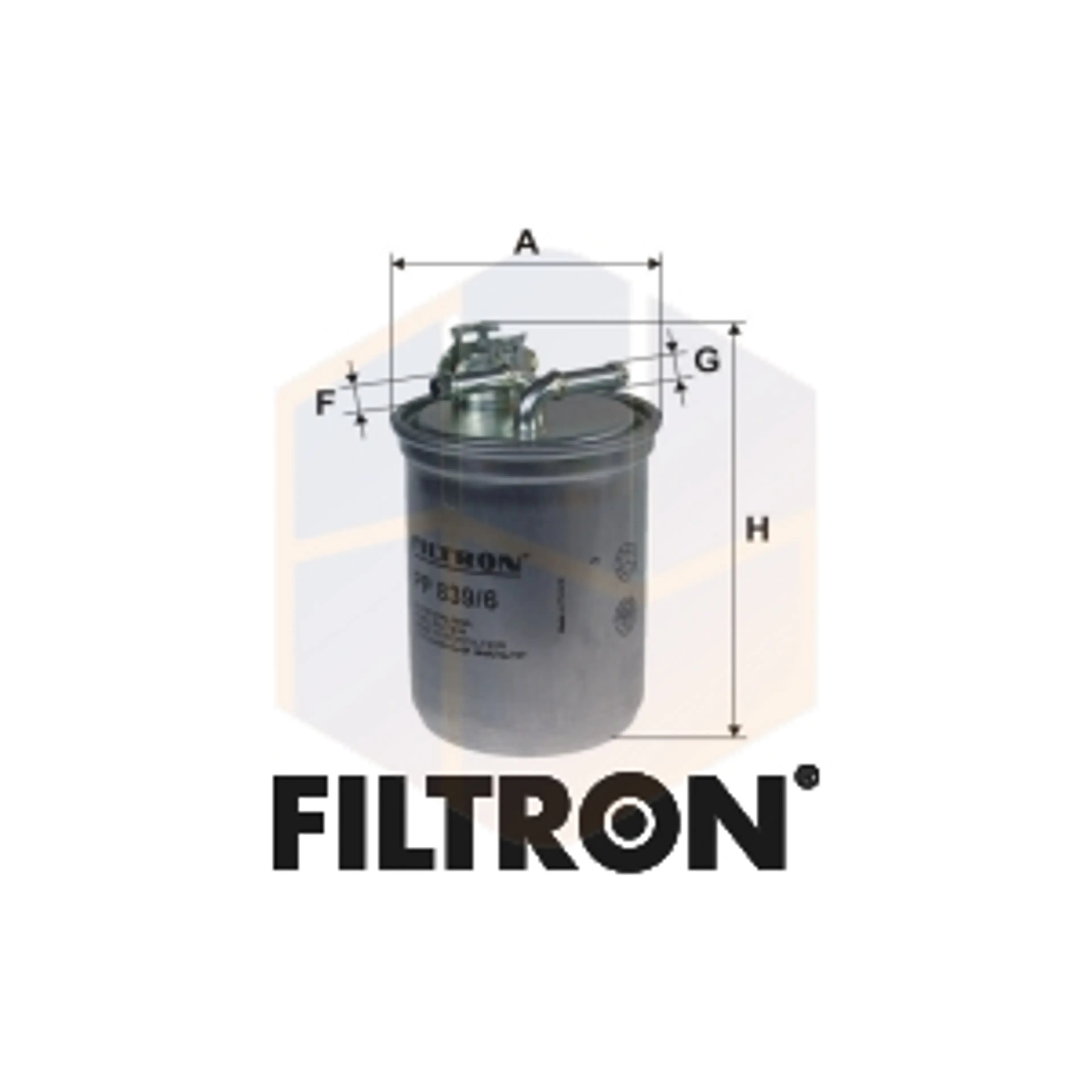 FILTRO COMBUSTIBLE PP 839/6