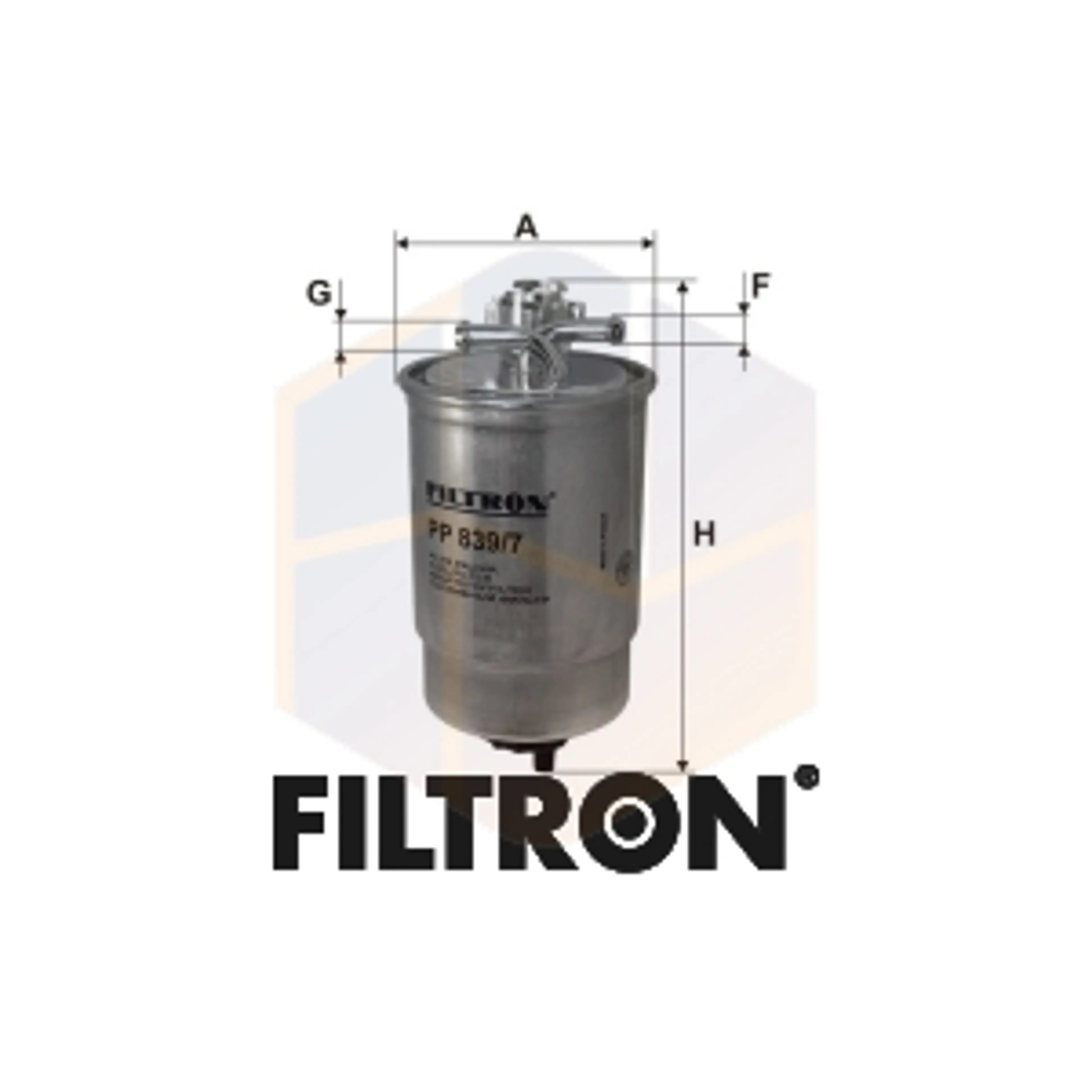 FILTRO COMBUSTIBLE PP 839/7