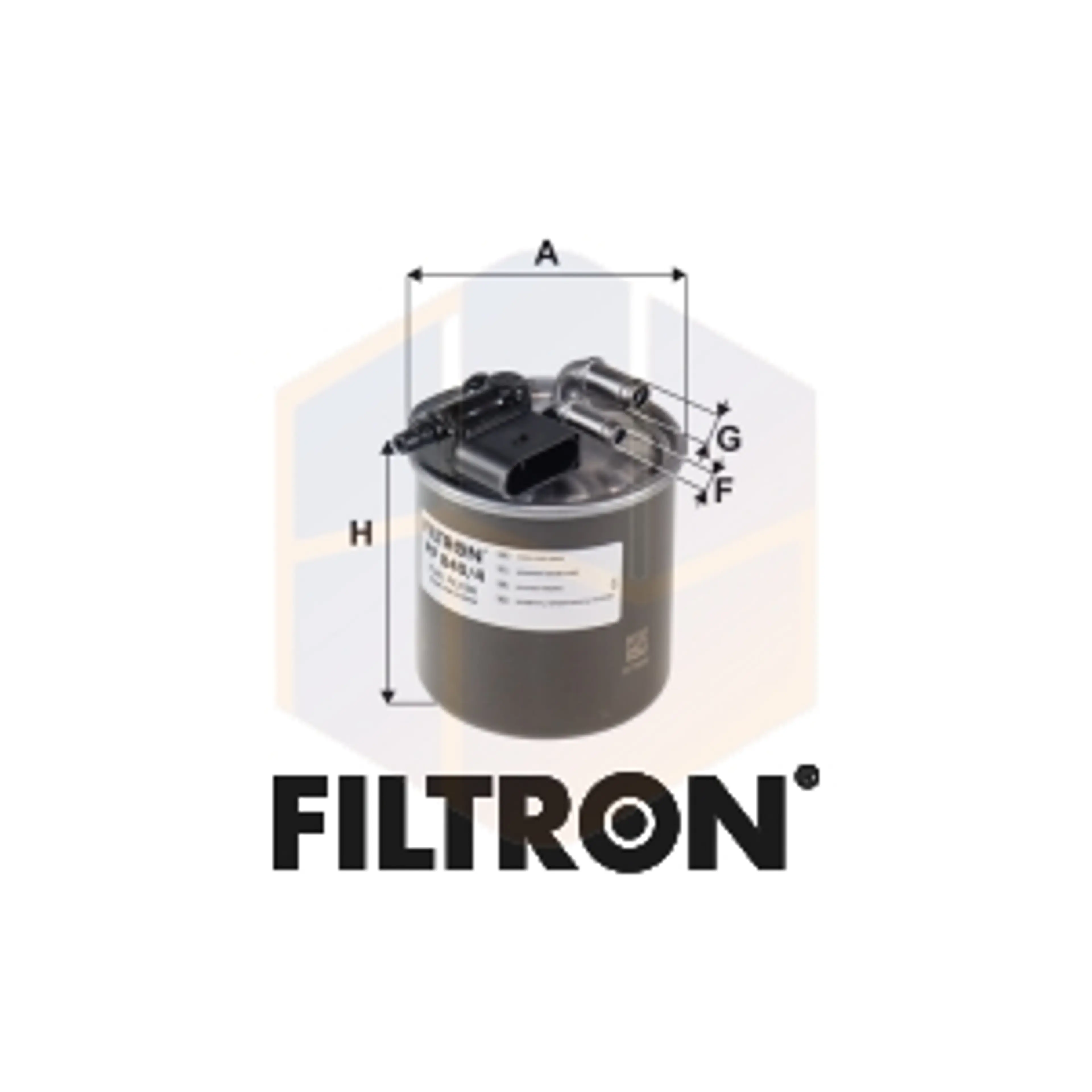 FILTRO COMBUSTIBLE PP 840/4