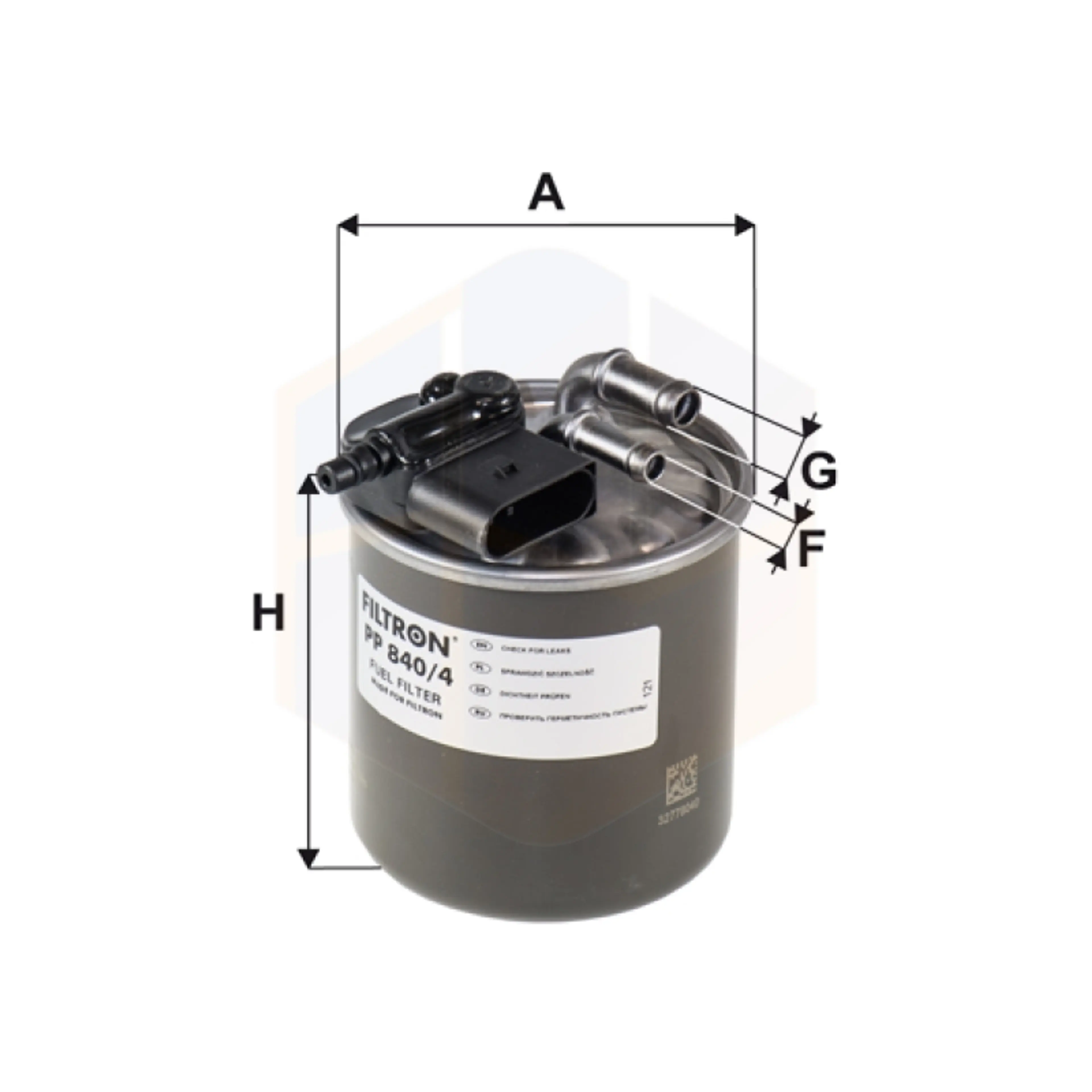 FILTRO COMBUSTIBLE PP 840/4