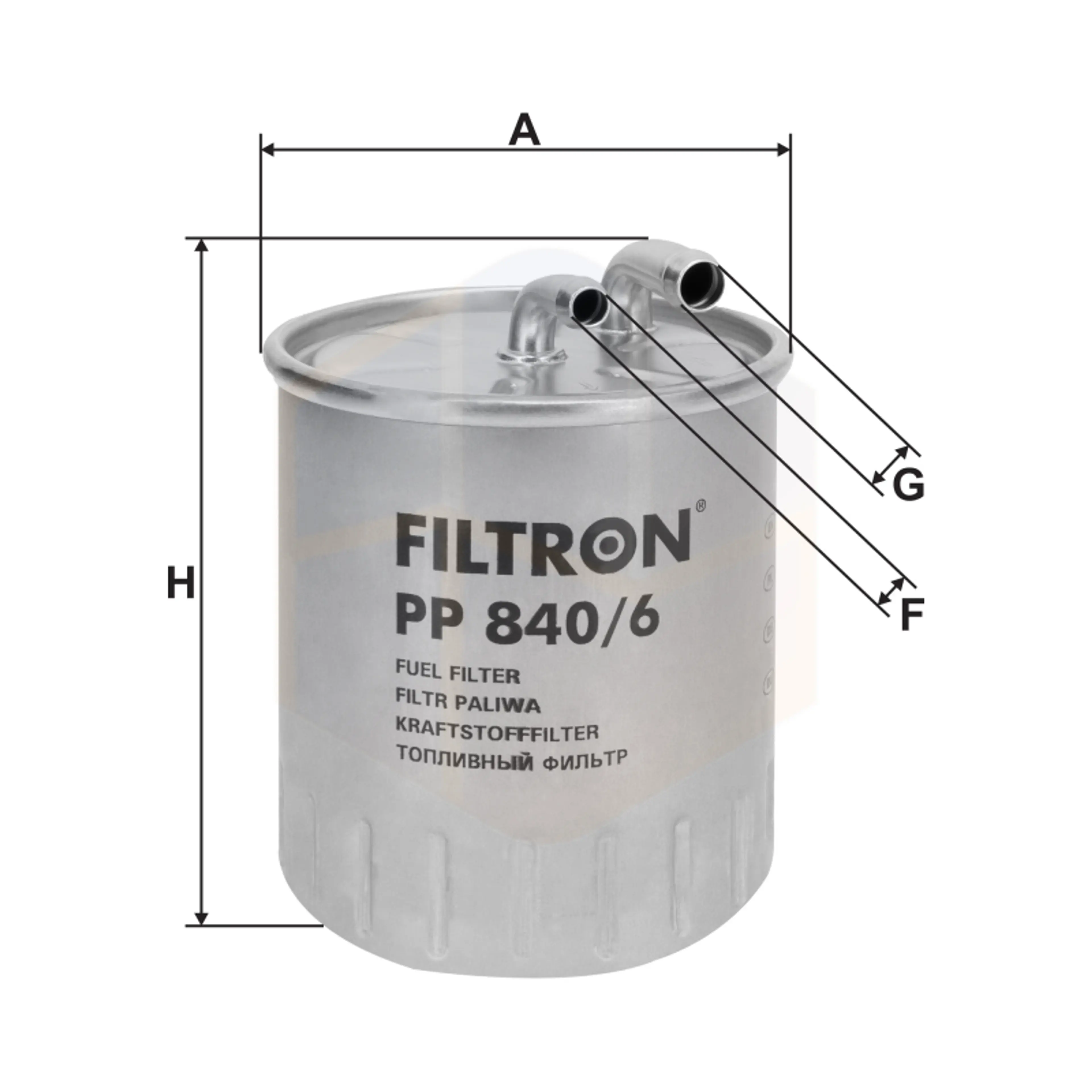 FILTRO COMBUSTIBLE PP 840/6