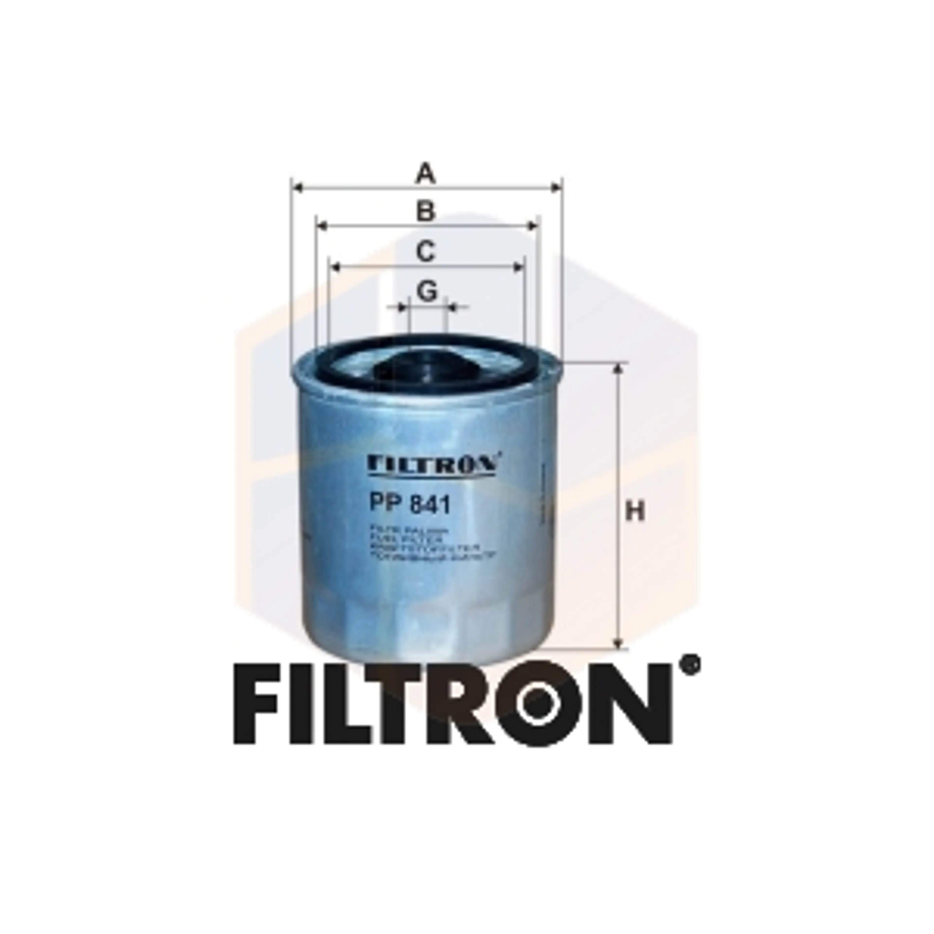 FILTRO COMBUSTIBLE PP 841