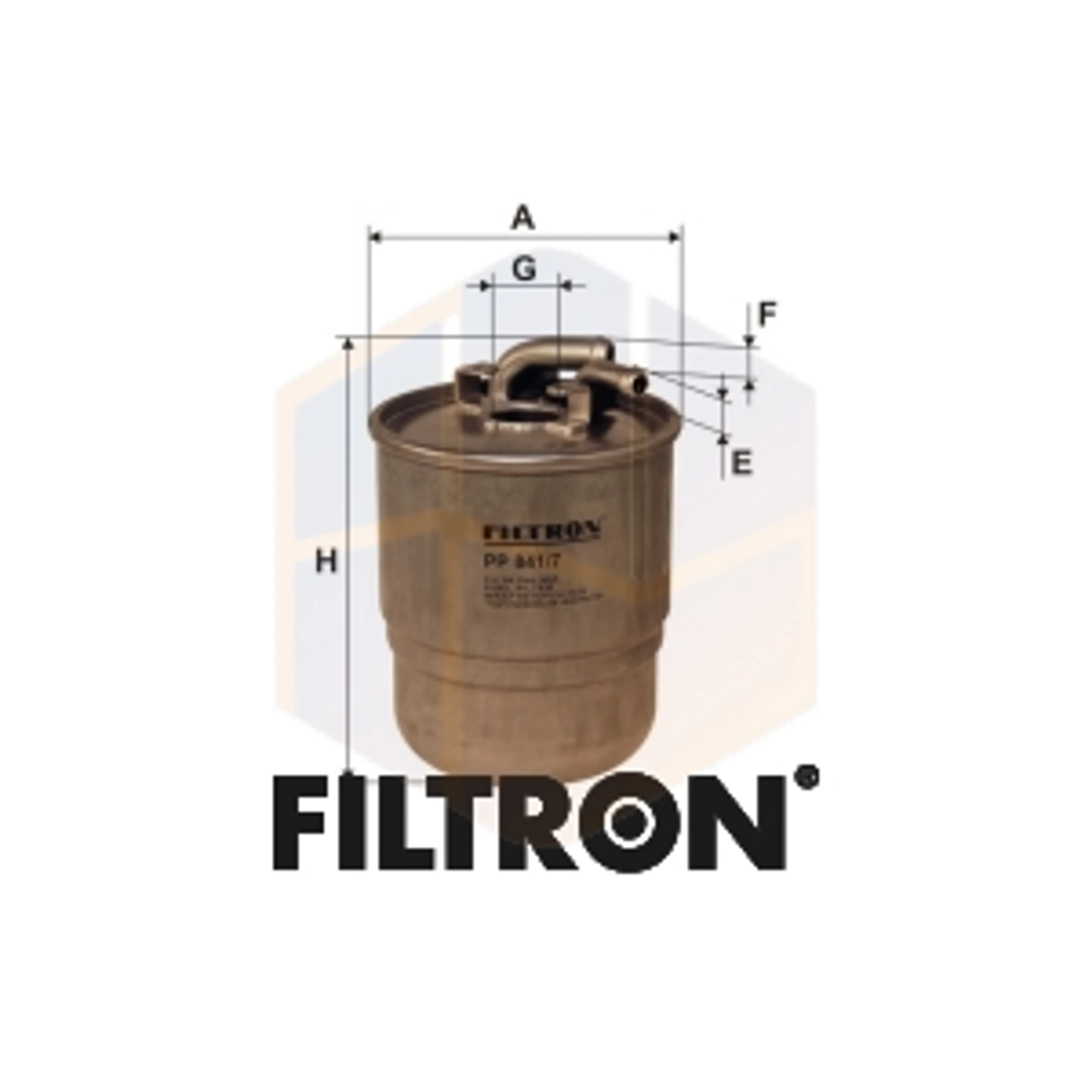 FILTRO COMBUSTIBLE PP 841/7