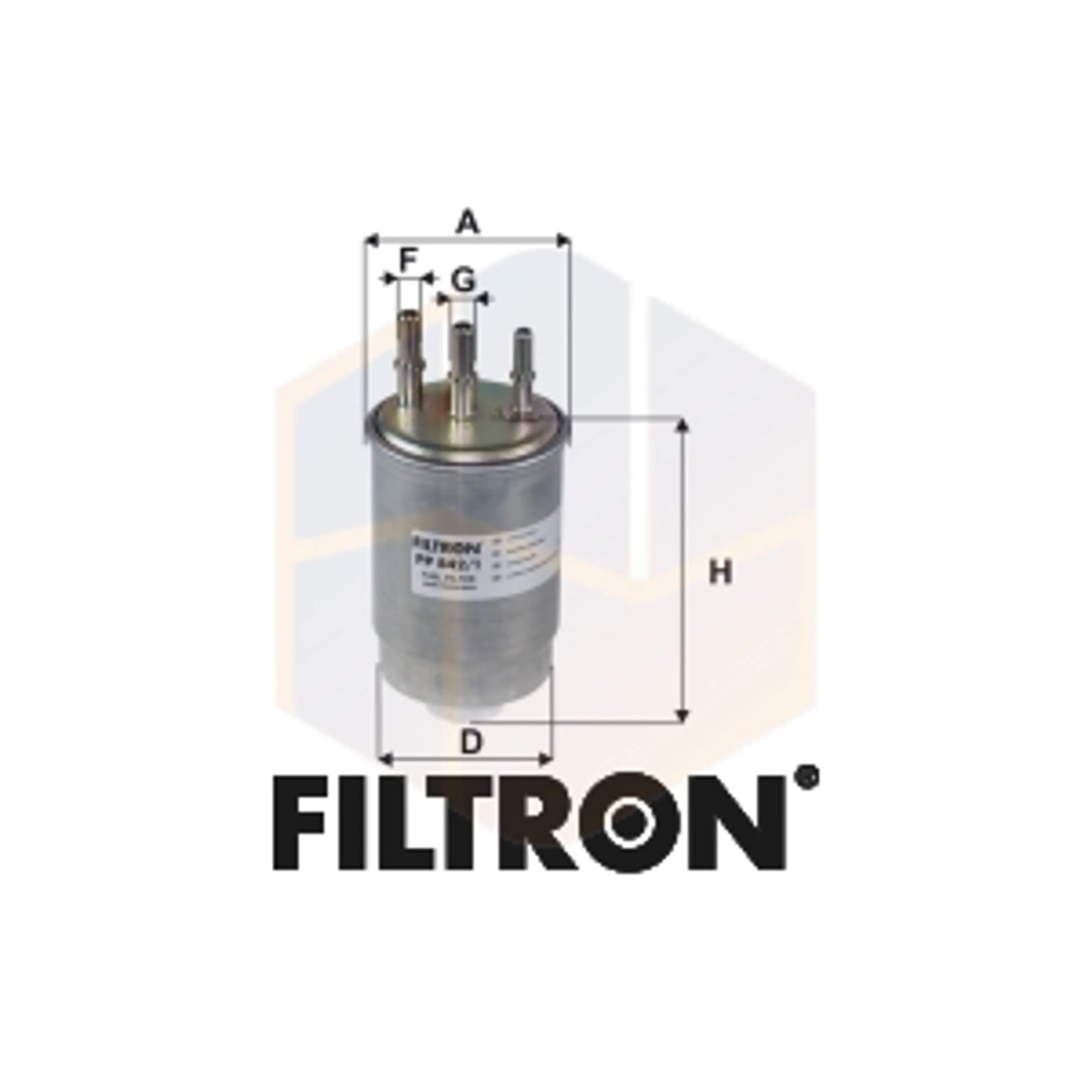 FILTRO COMBUSTIBLE PP 842/1