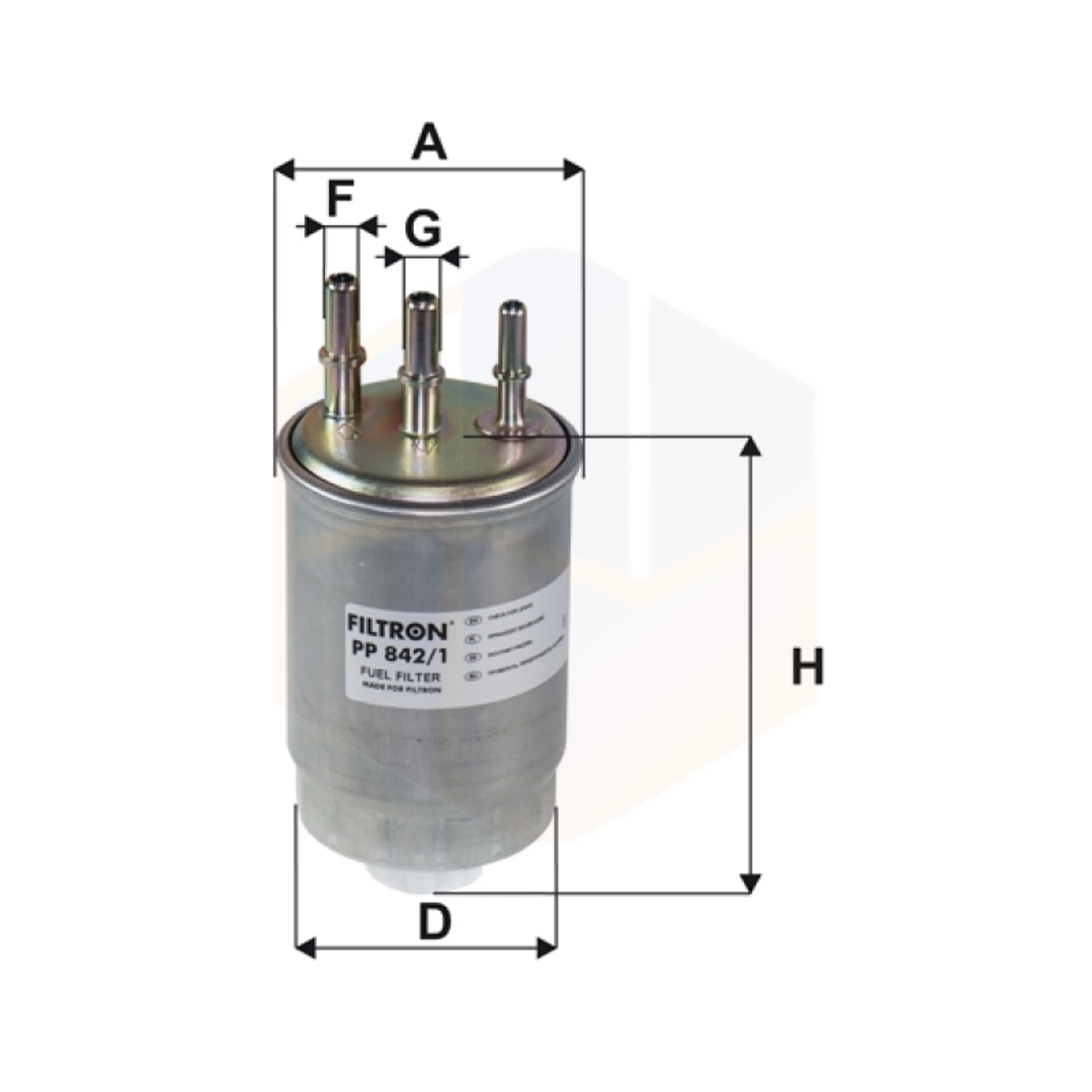 FILTRO COMBUSTIBLE PP 842/1