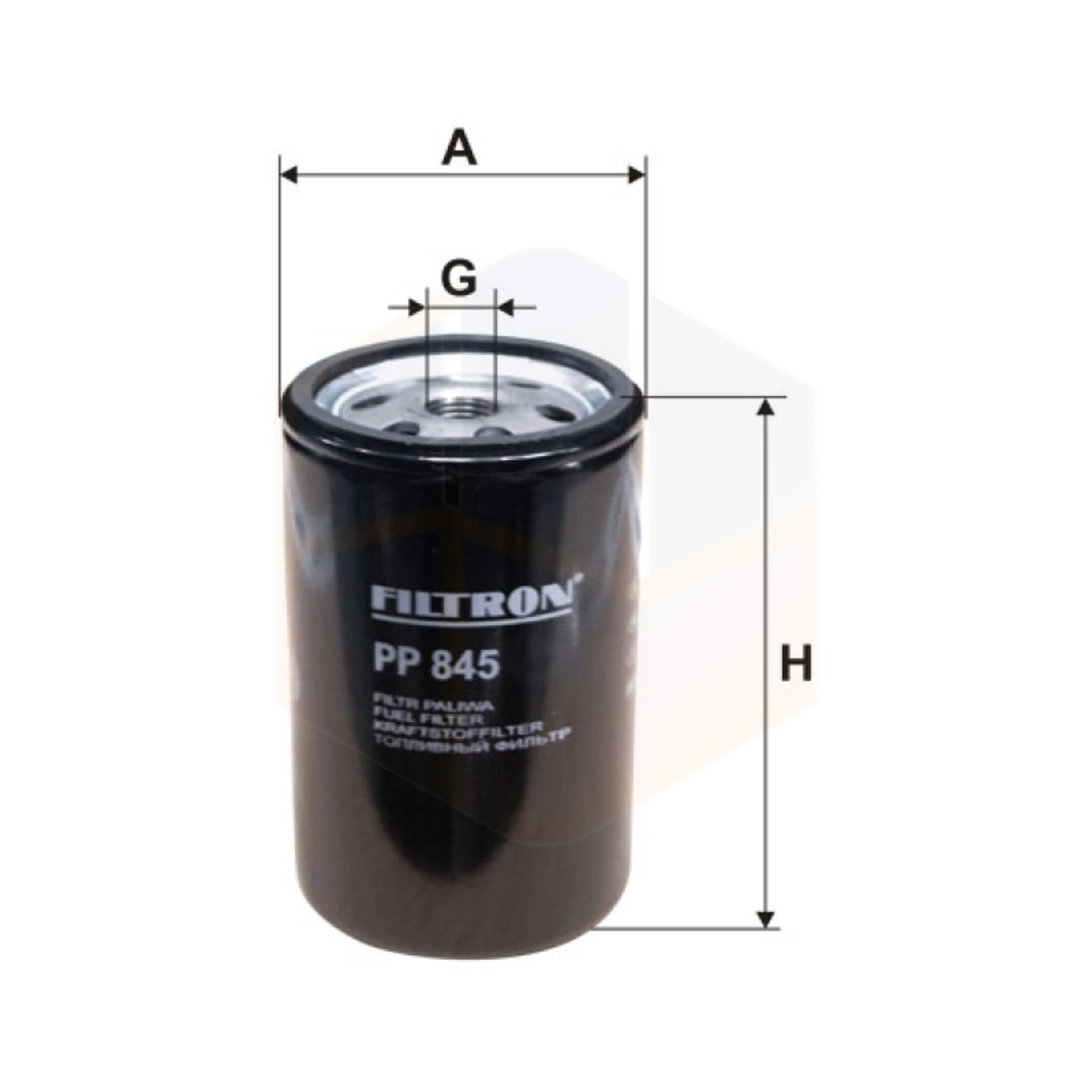 FILTRO COMBUSTIBLE PP 845