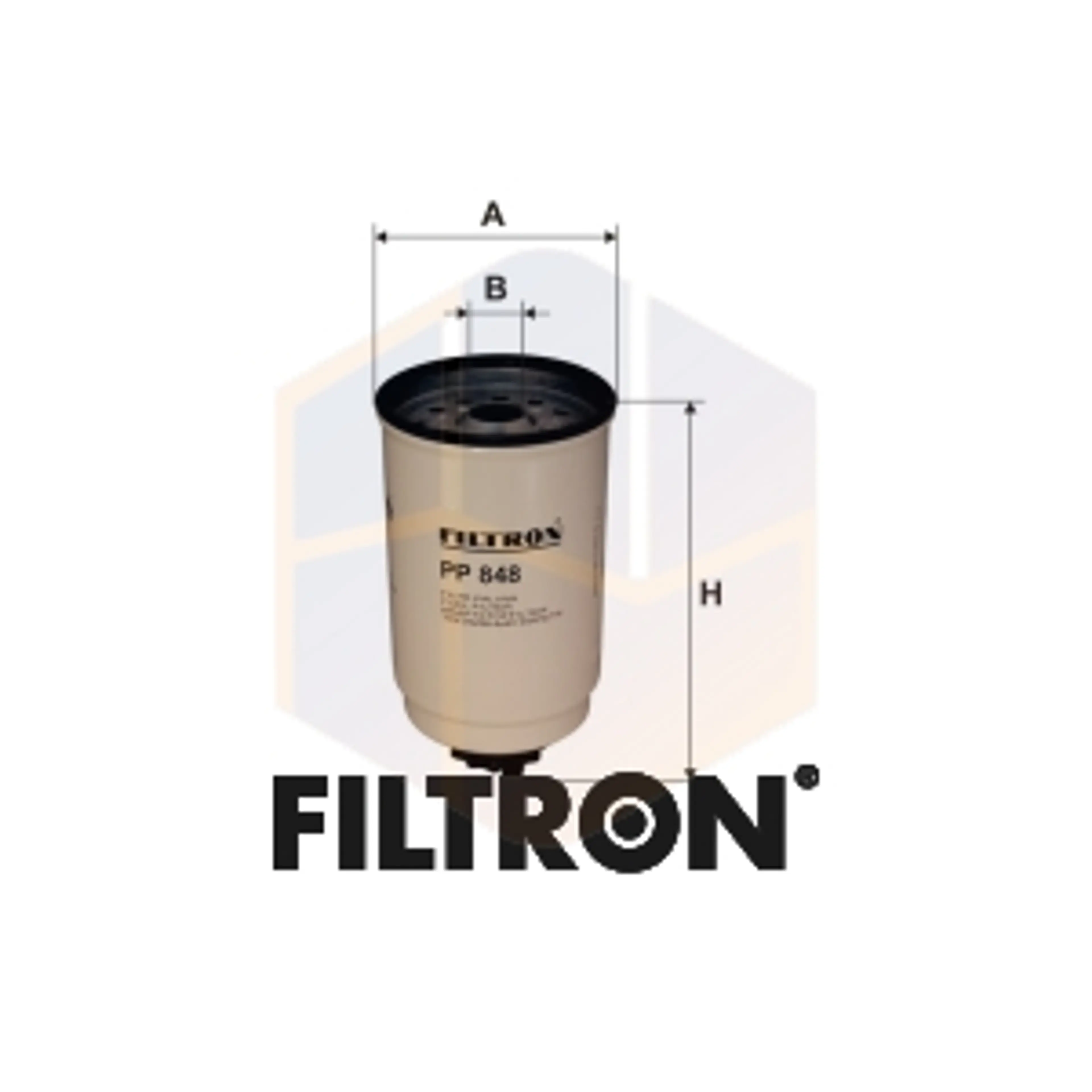 FILTRO COMBUSTIBLE PP 848