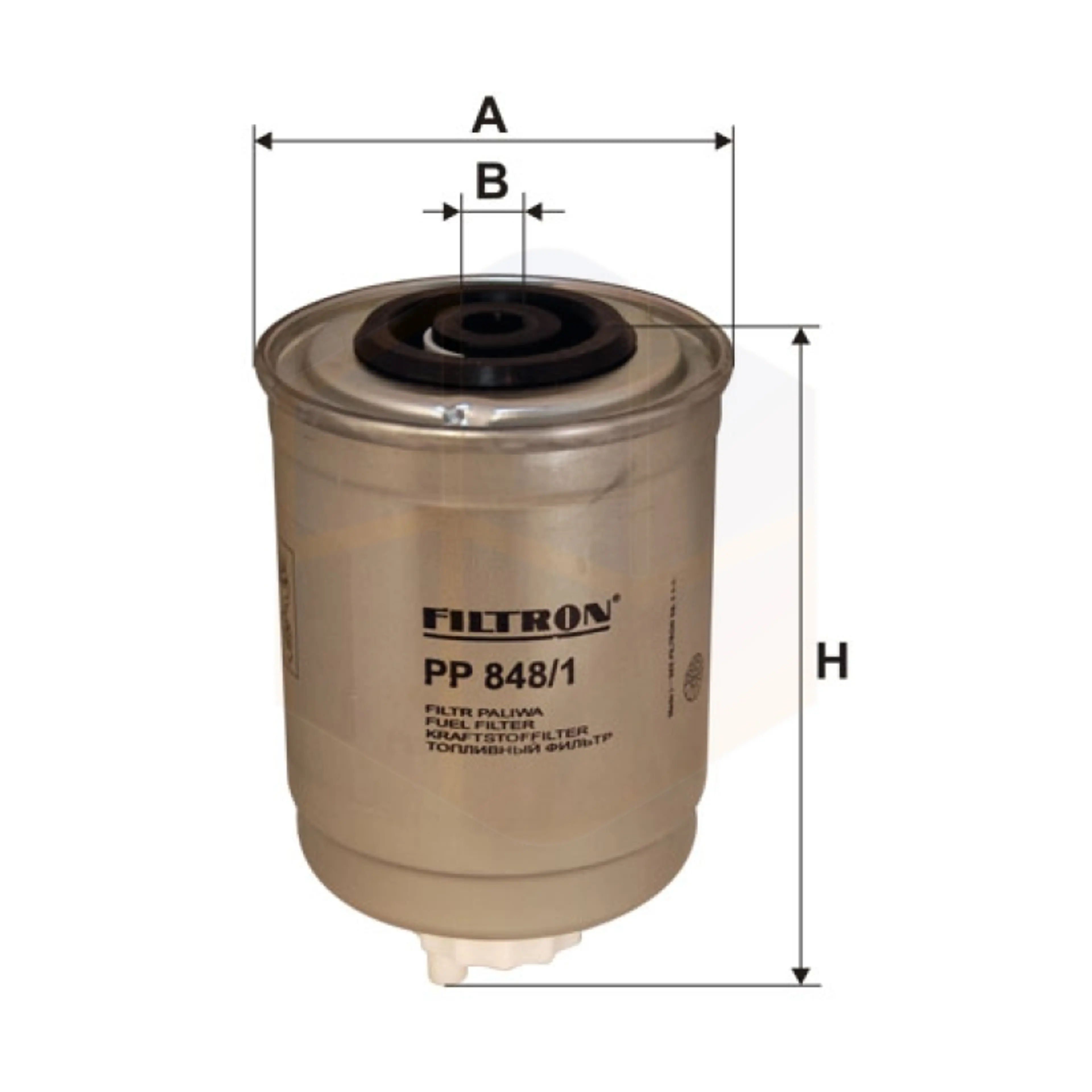 FILTRO COMBUSTIBLE PP 848/1