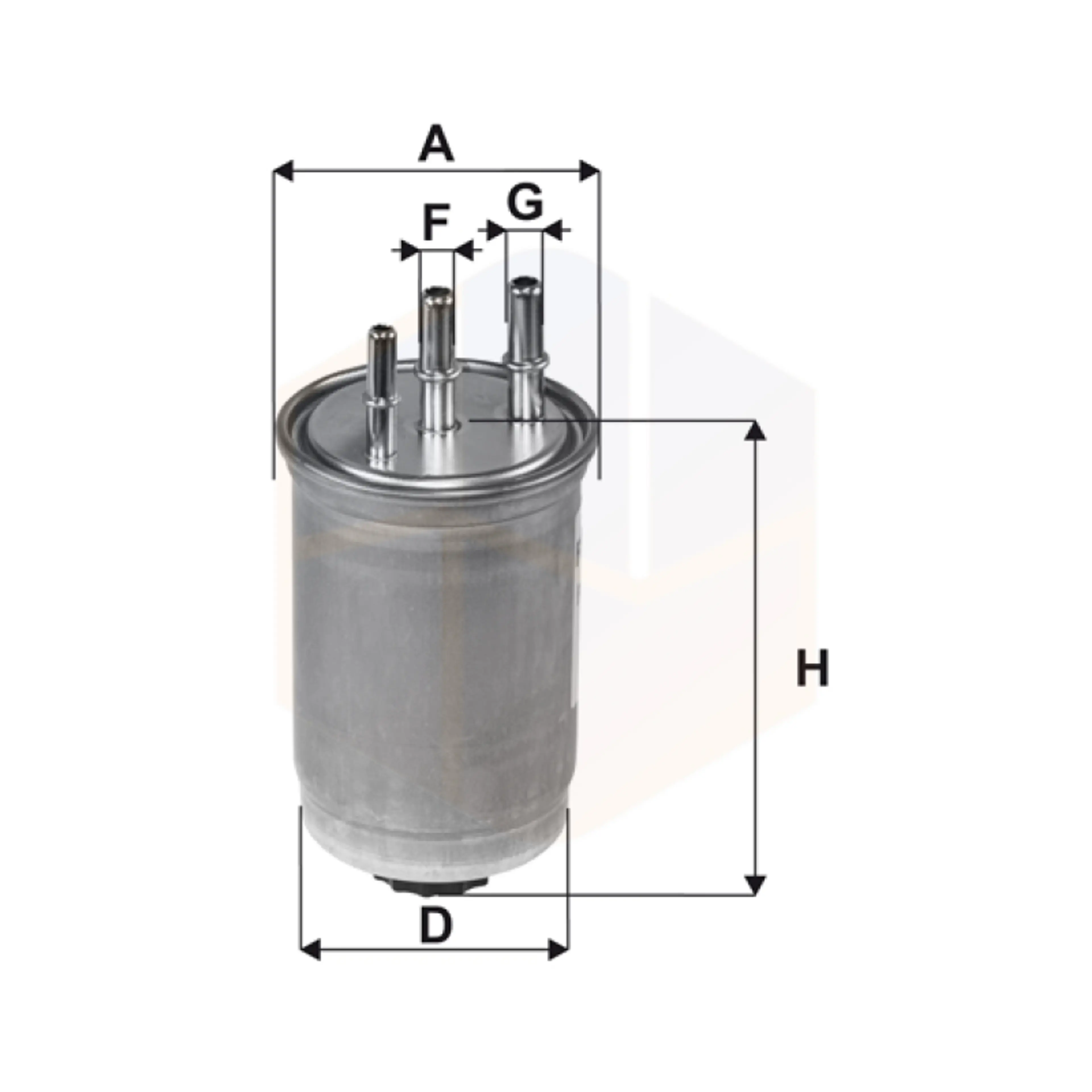 FILTRO COMBUSTIBLE PP 848/7