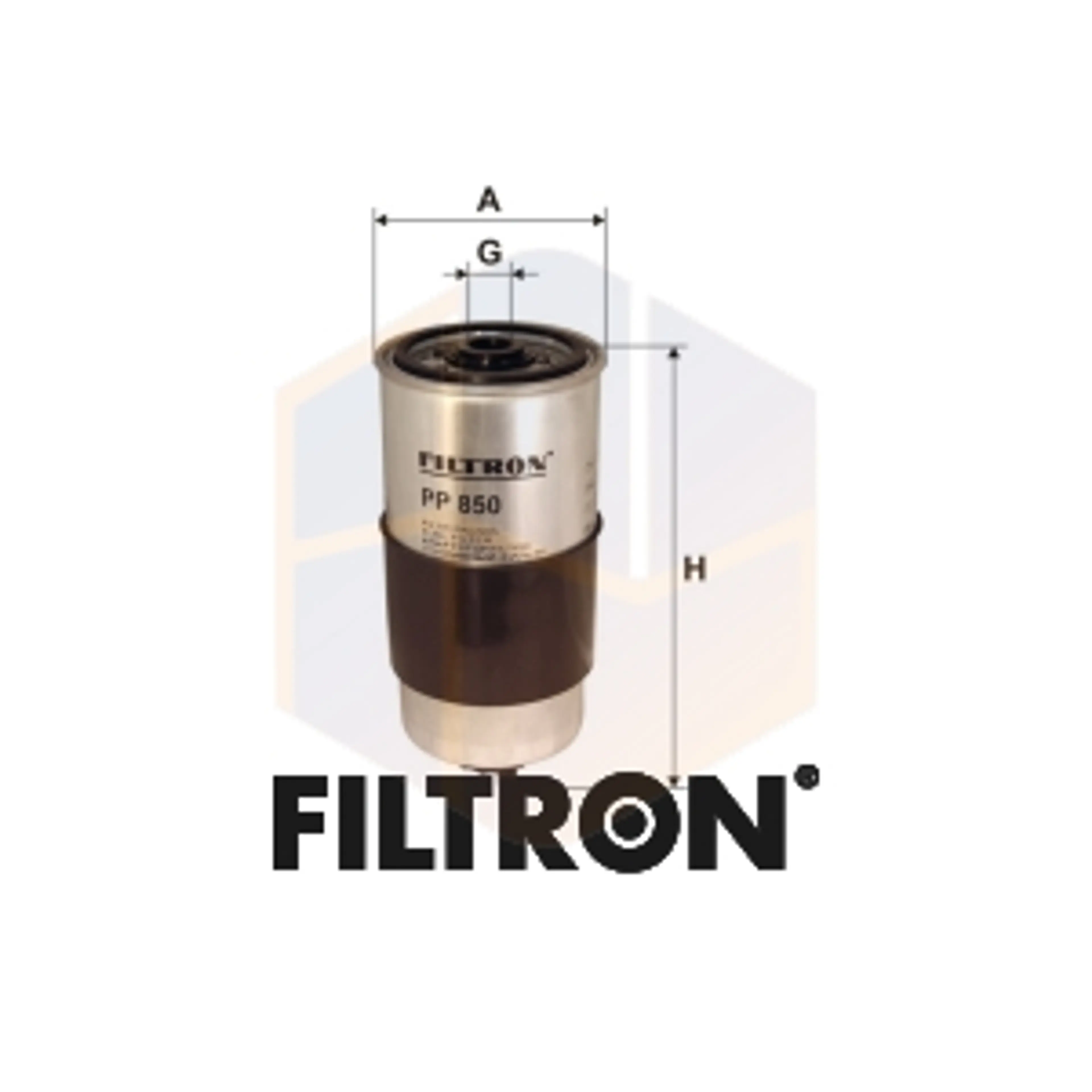 FILTRO COMBUSTIBLE PP 850