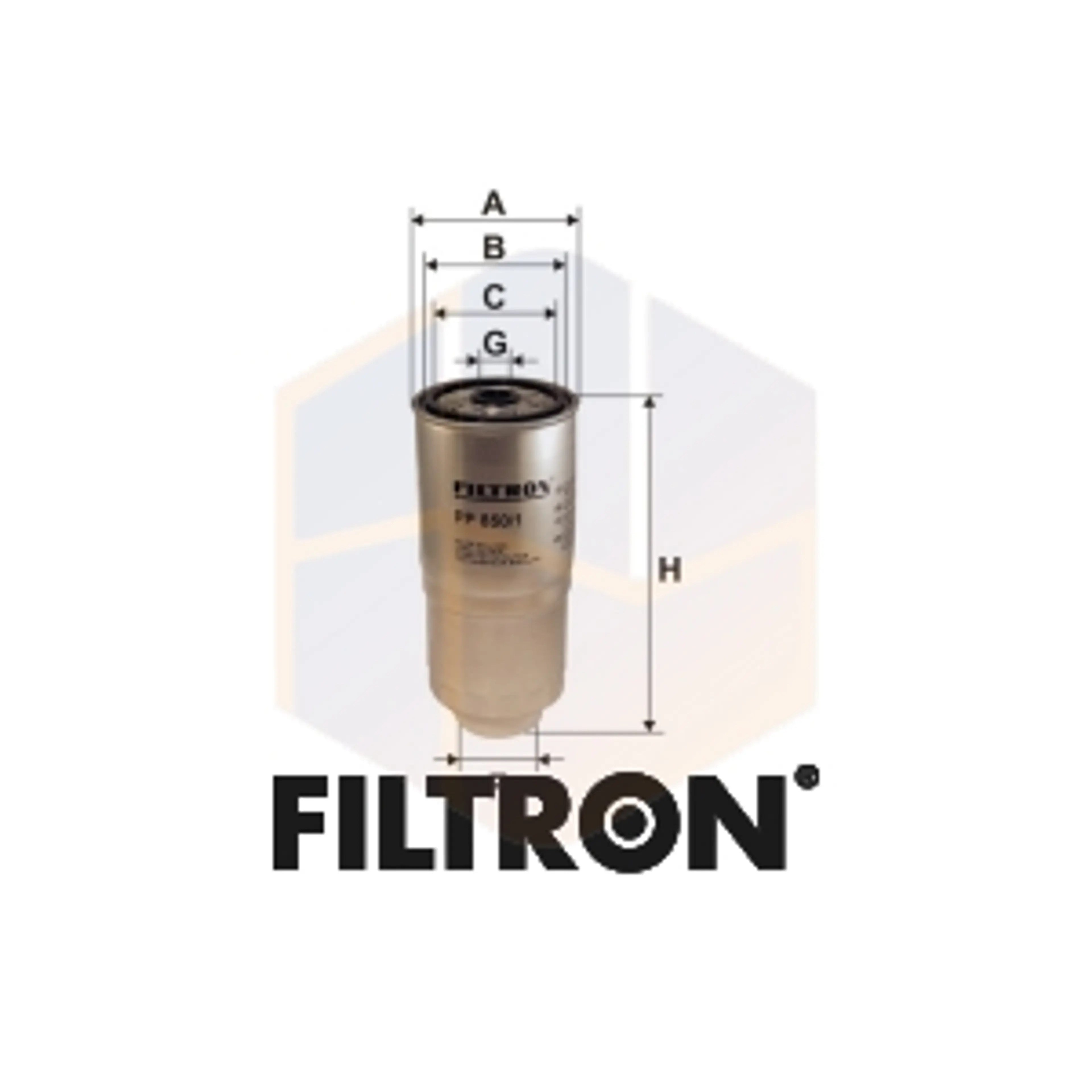 FILTRO COMBUSTIBLE PP 850/1